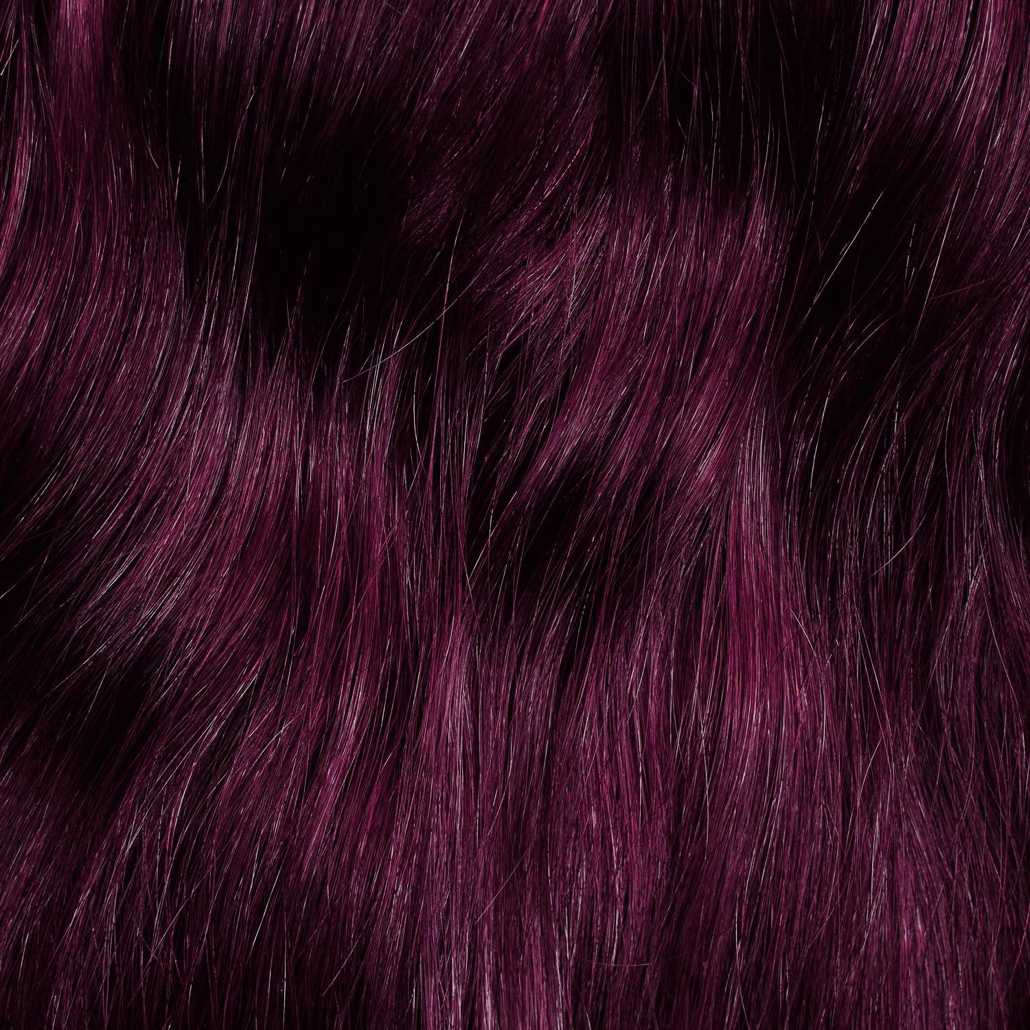 Intensive Shine Permanent Violet Crème Hair Color for Dark Hair