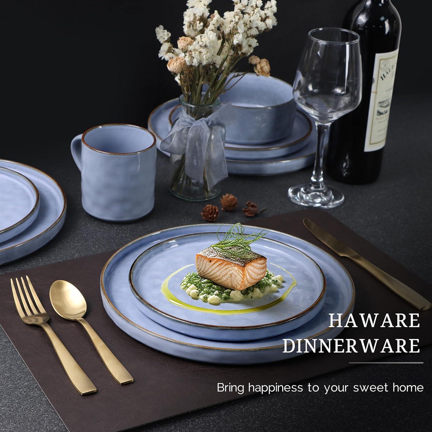 Tristyn 16 Piece Stoneware Dinnerware Set - Service for 4