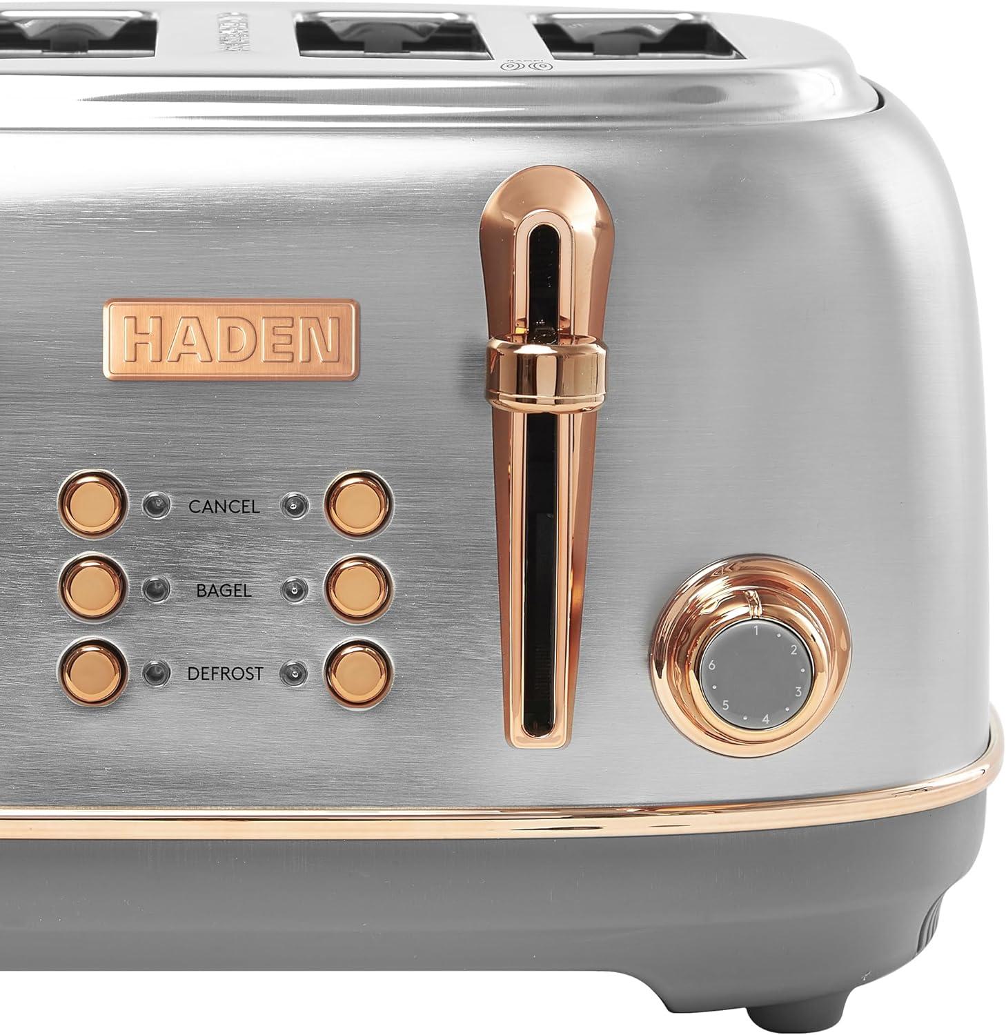 HADEN Heritage 4-Slice Wide Slot Toaster