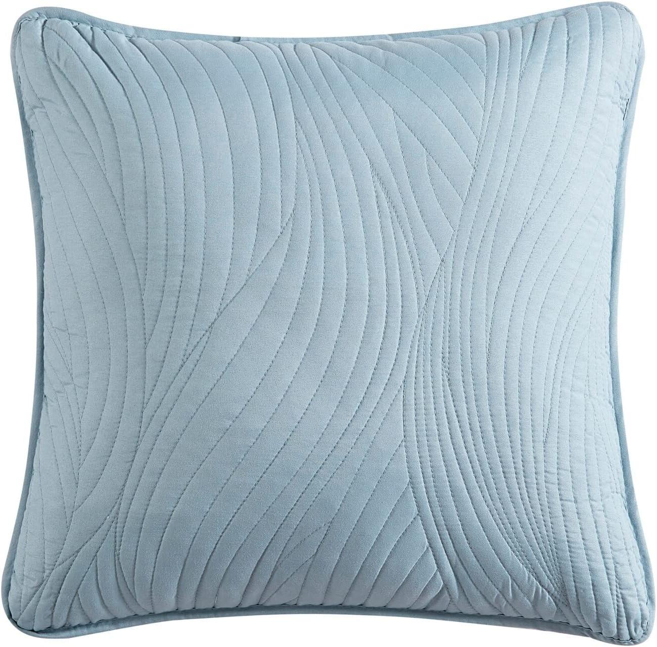 Brielle Stream Embroidered Reversible Throw Pillow