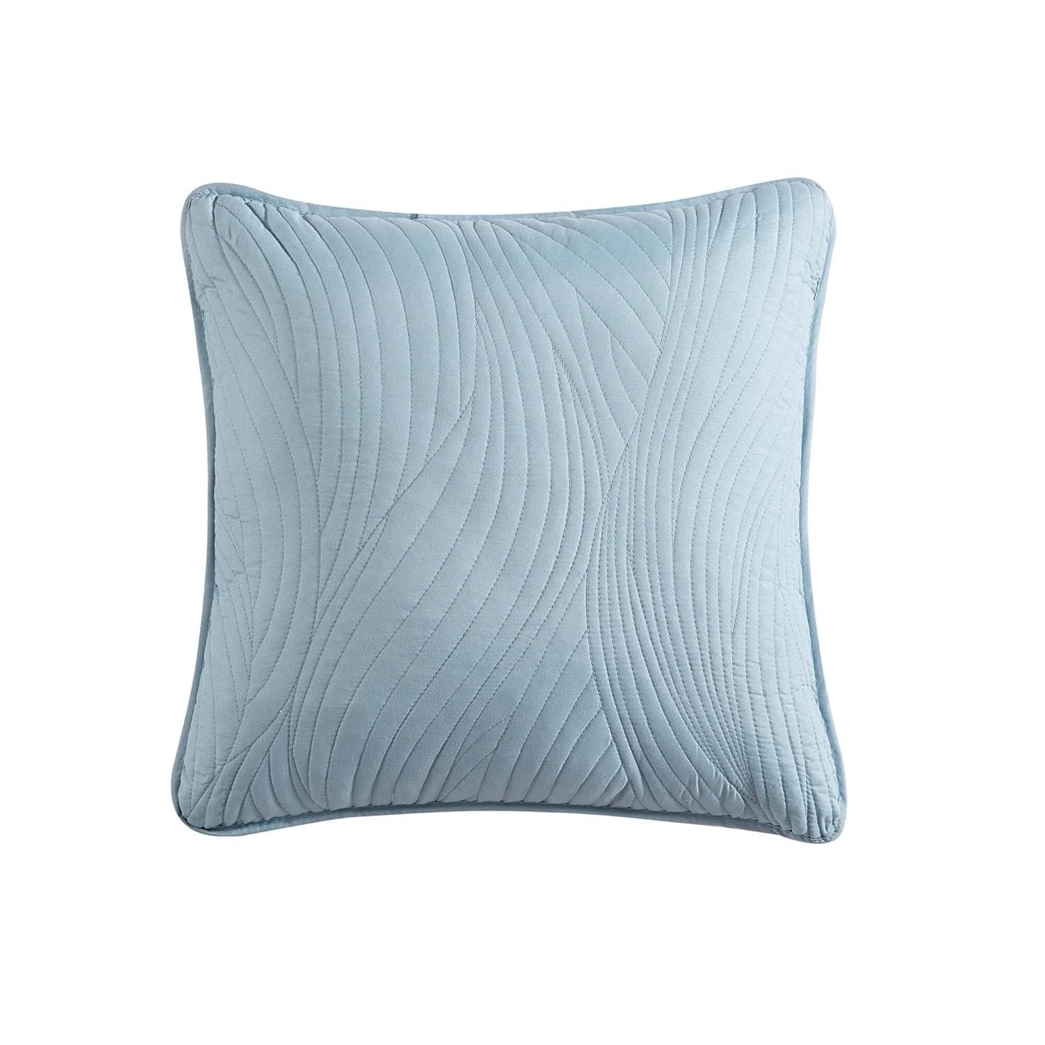 Brielle Stream Embroidered Reversible Throw Pillow