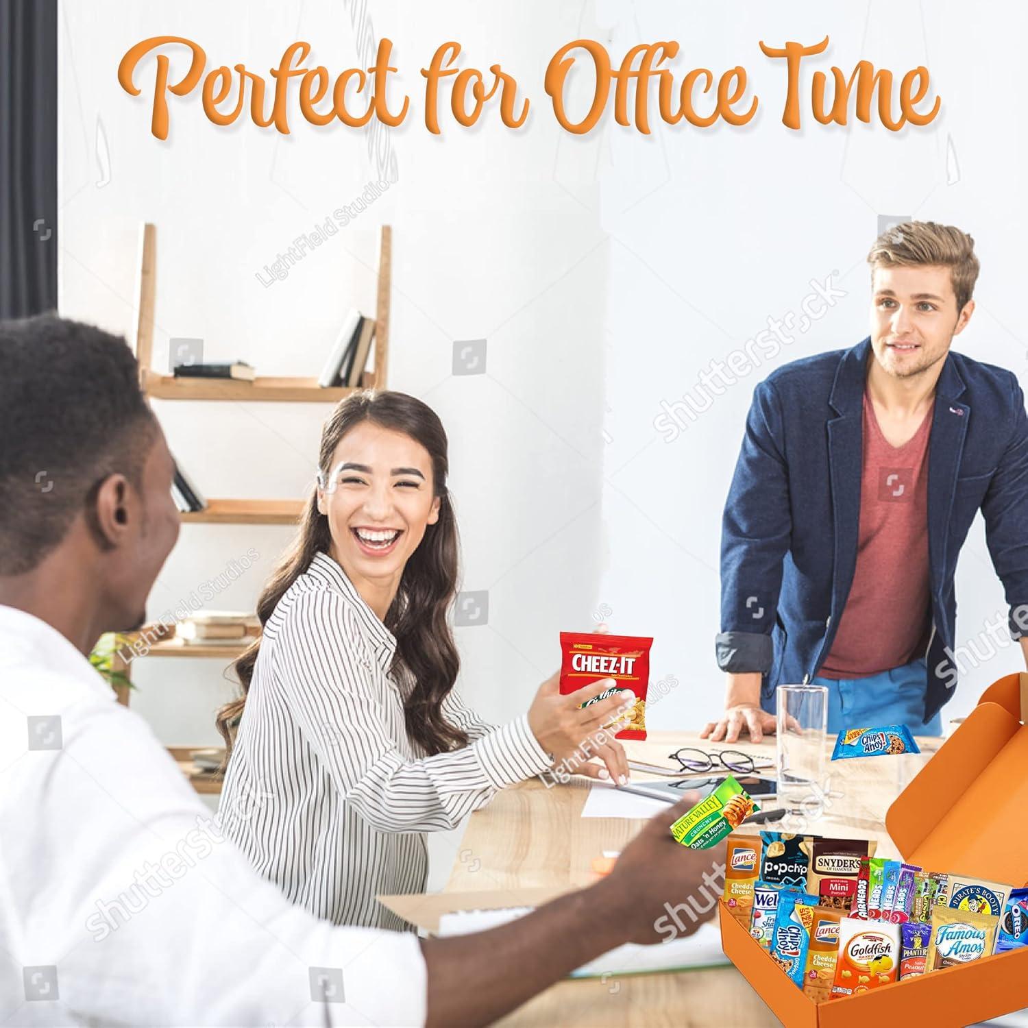 Care Package (150) Variety Snacks Gift Box Bulk Snacks - College Students, Military, Work or Home - Over 9 Pounds of Snacks! Snack Box Fathers gift basket gifts for men