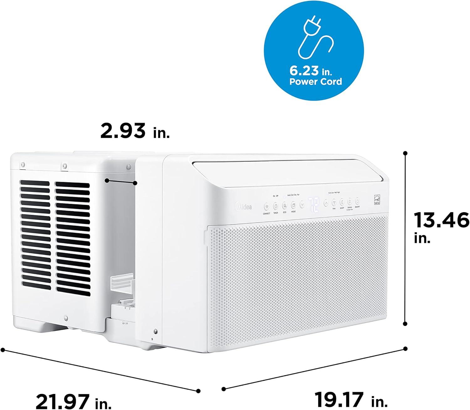 Midea 12,000 BTU White Smart Inverter Window Air Conditioner