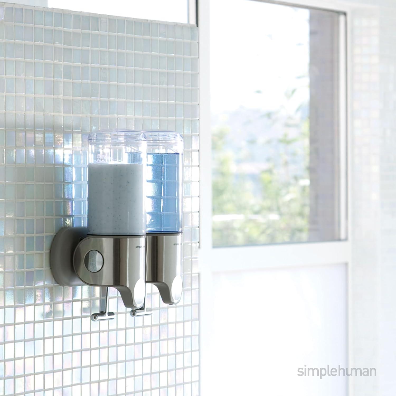 Twin Wall Mount Soap Dispenser with Ergonomic T-Bar Lever