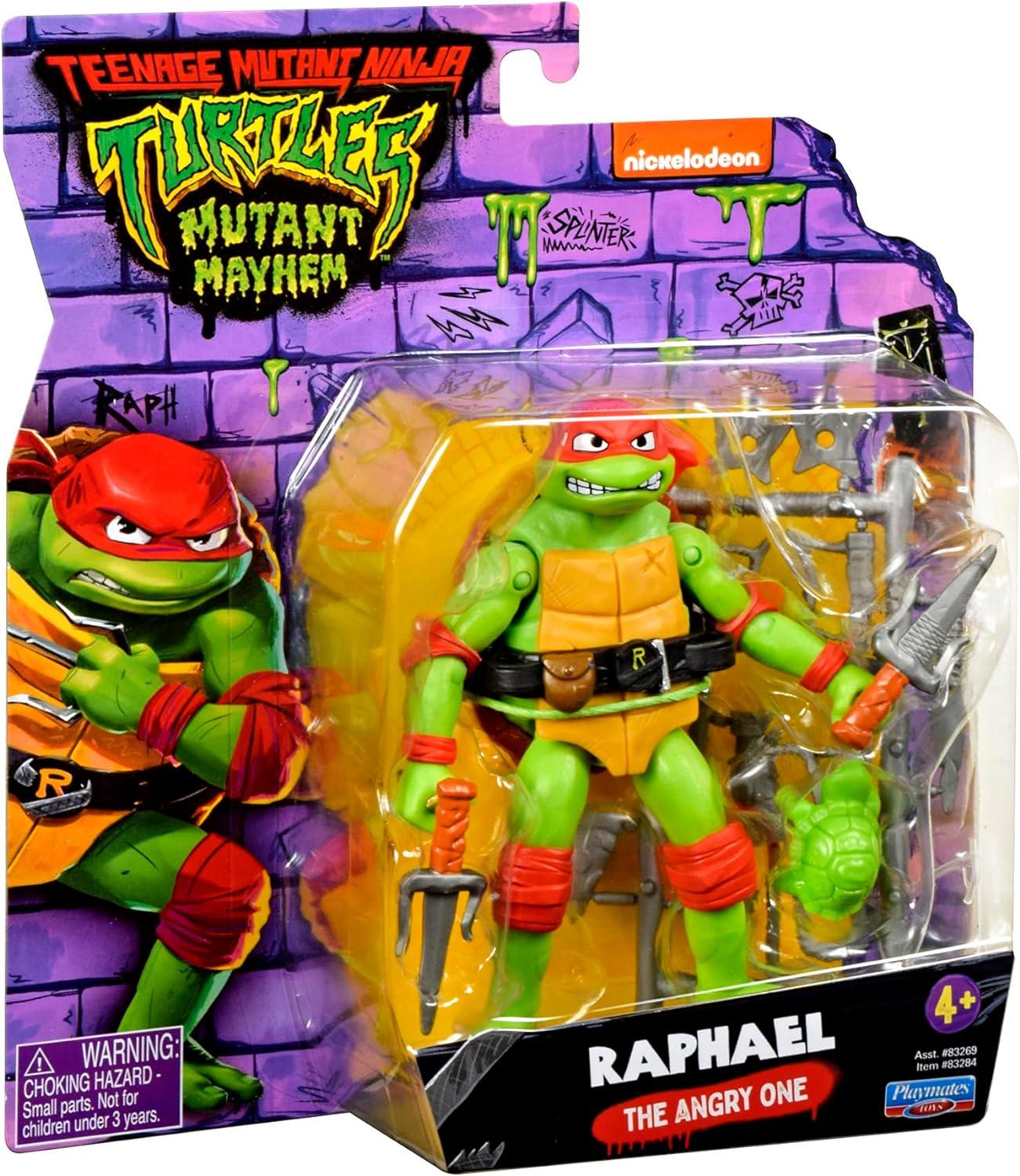 Teenage Mutant Ninja Turtles: Mutant Mayhem 4.65” Raphael Basic Action Figure by Playmates Toys