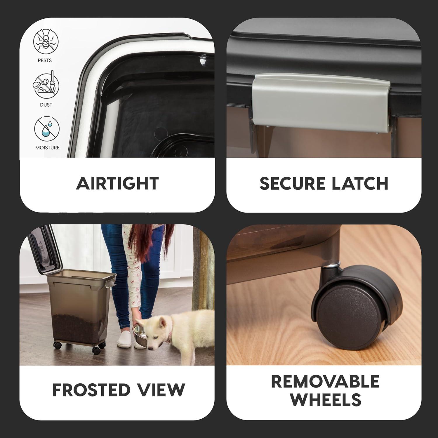 IRIS USA, Inc.  Premium Airtight Food Container Pet Placemat & Reviews | Wayfair