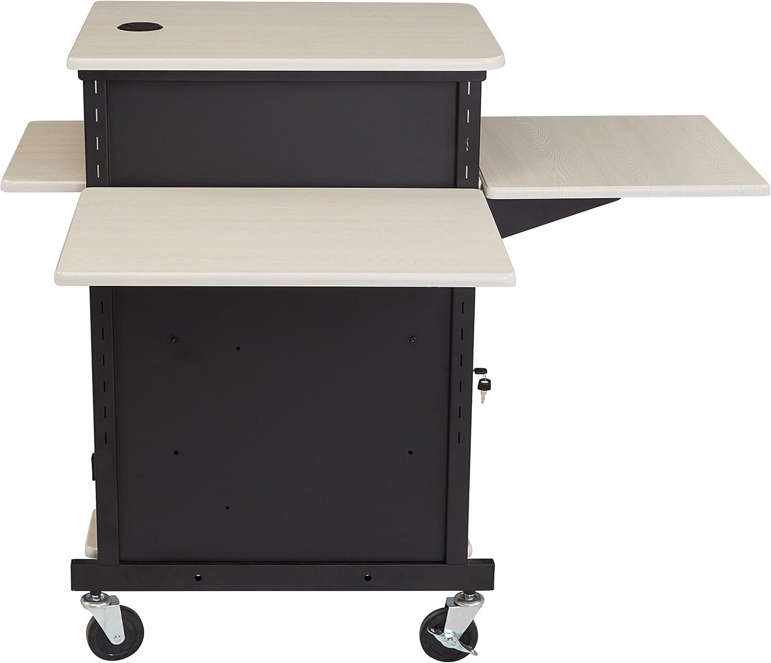 40'' H x 21'' W 1 AV Cart with Wheels