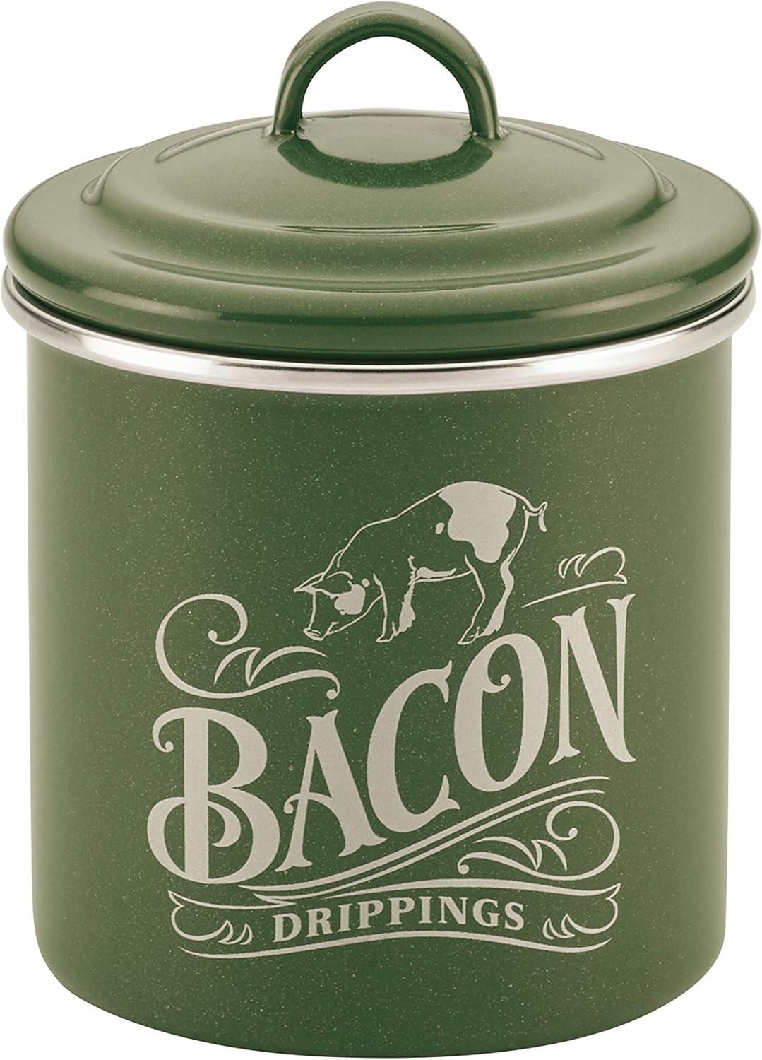 Ayesha Curry Ayesha Curry Enamel on Steel Bacon Grease Can, 4-Inch x 4-Inch