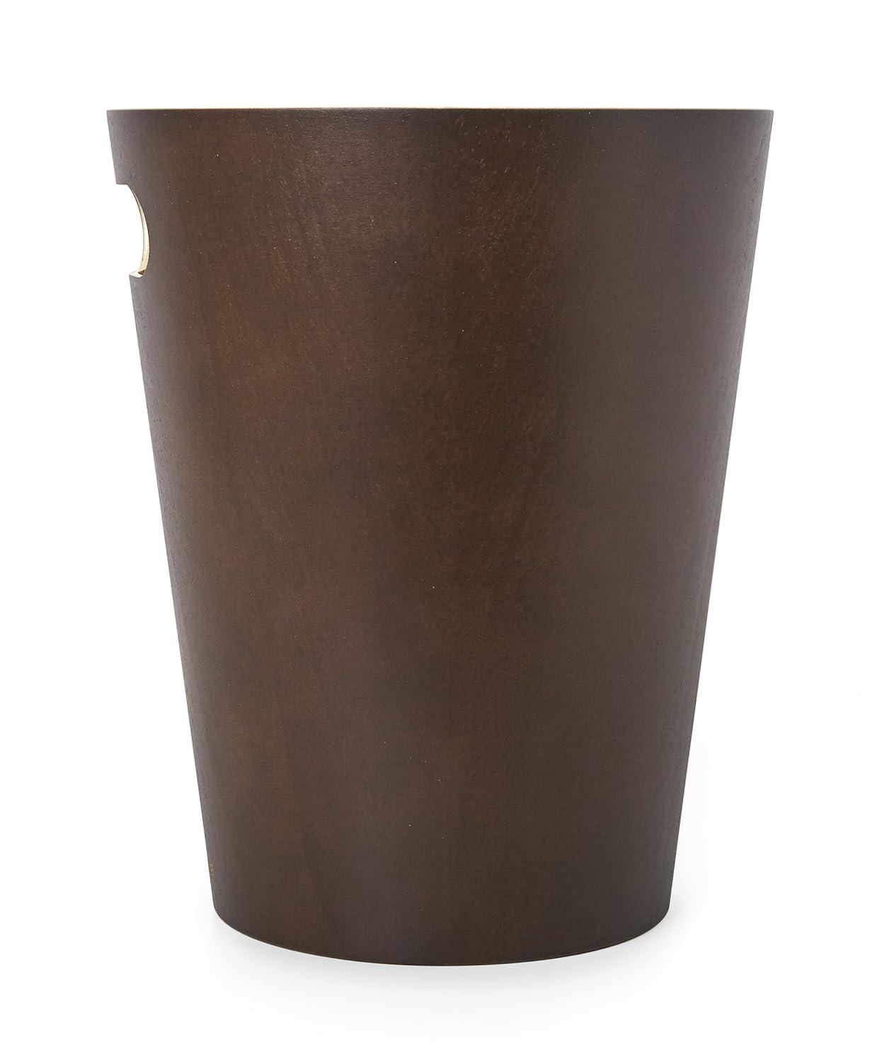 Umbra Woodrow Manufactured Wood Open Waste Basket - 2.25 Gallons