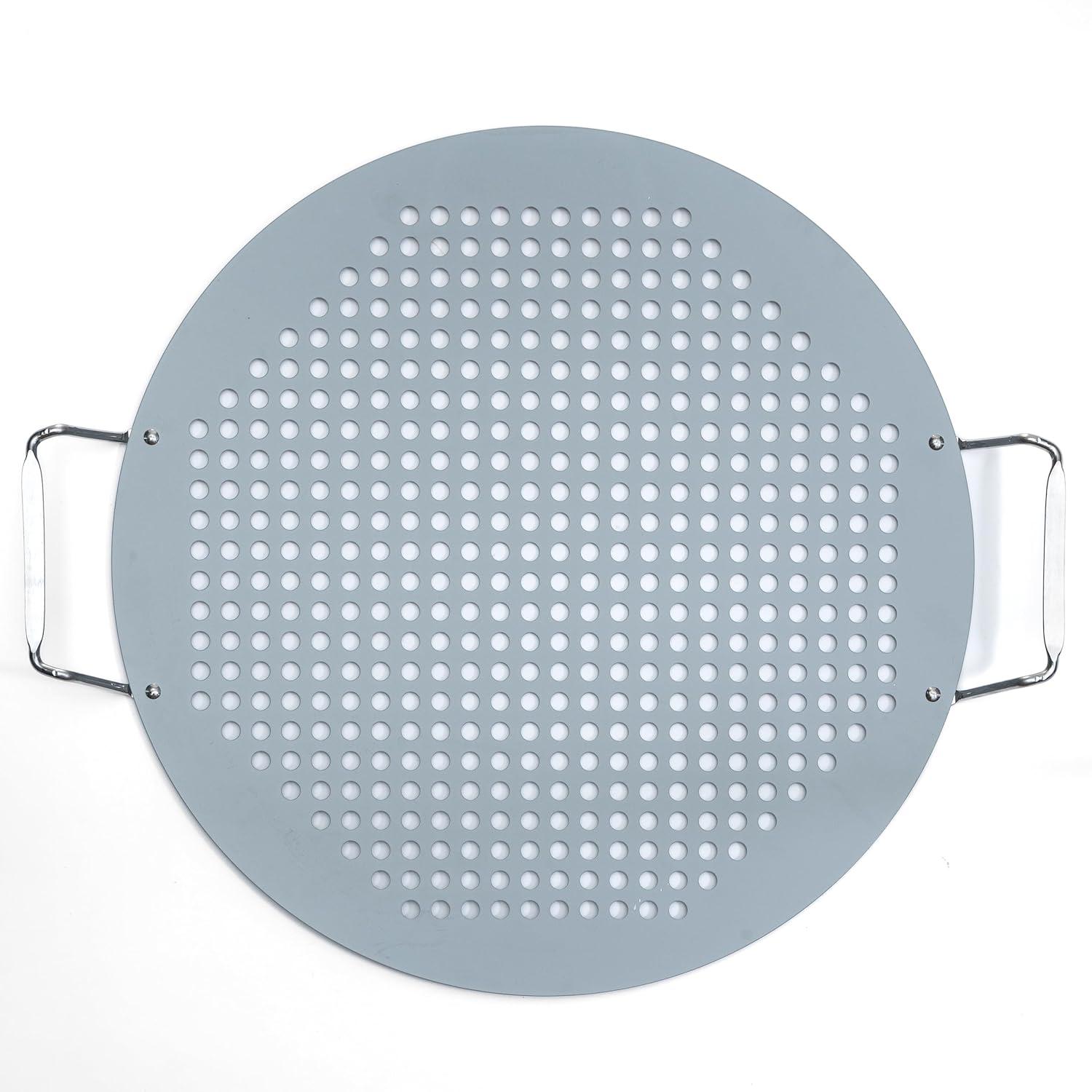 Mont Alpi Mont Alpi MAPK Universal Outdoor Grill Pizza Making Converter Kit - Pizza Stone Rest with Handles, 15" Pizza Stone, Stainless Steel Fold up Pizza Peel and Chicago Style Pizza Rocker Cutter Knife