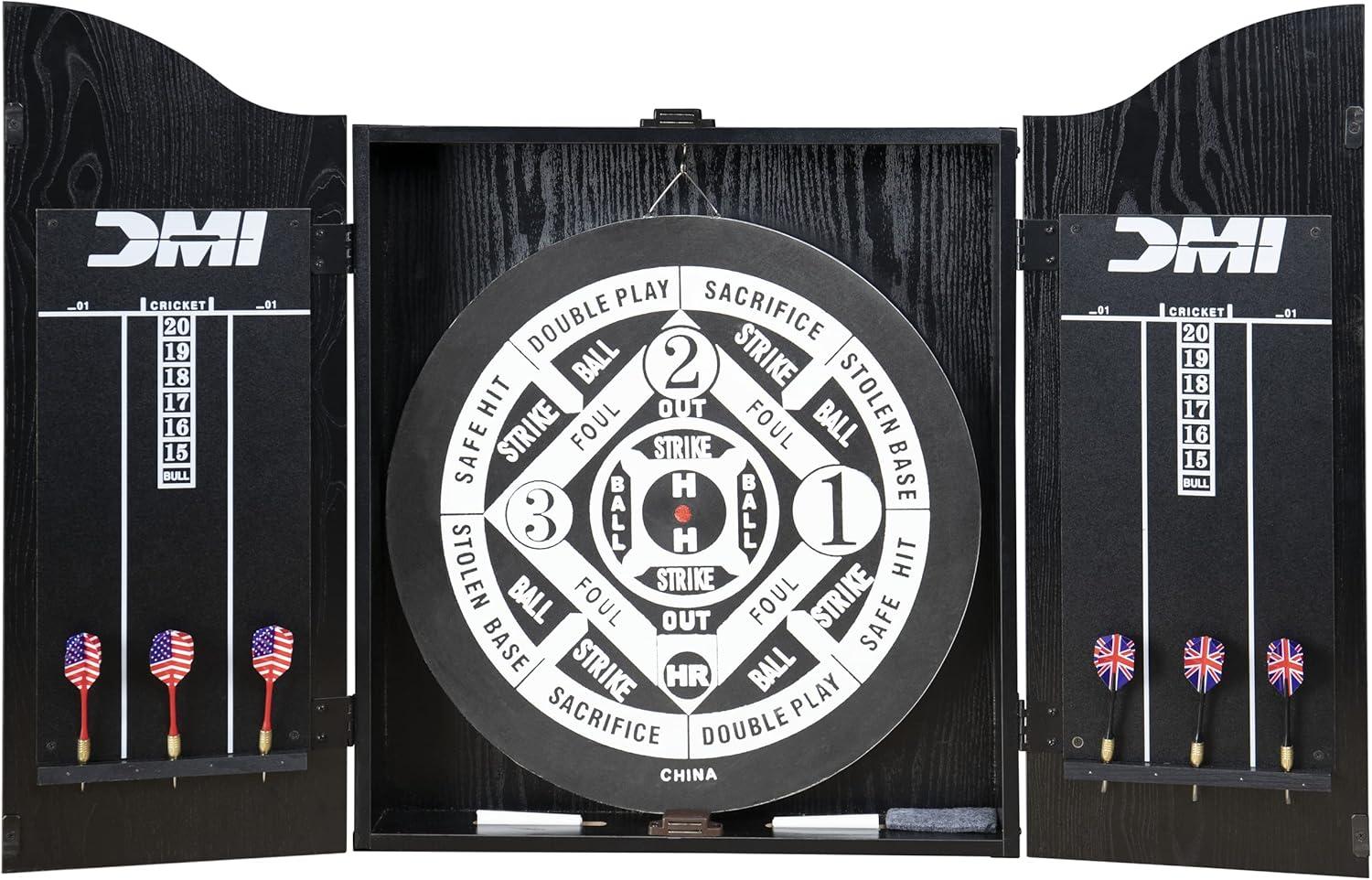 DMI Sports Bristle Dartboard (Darts Included)