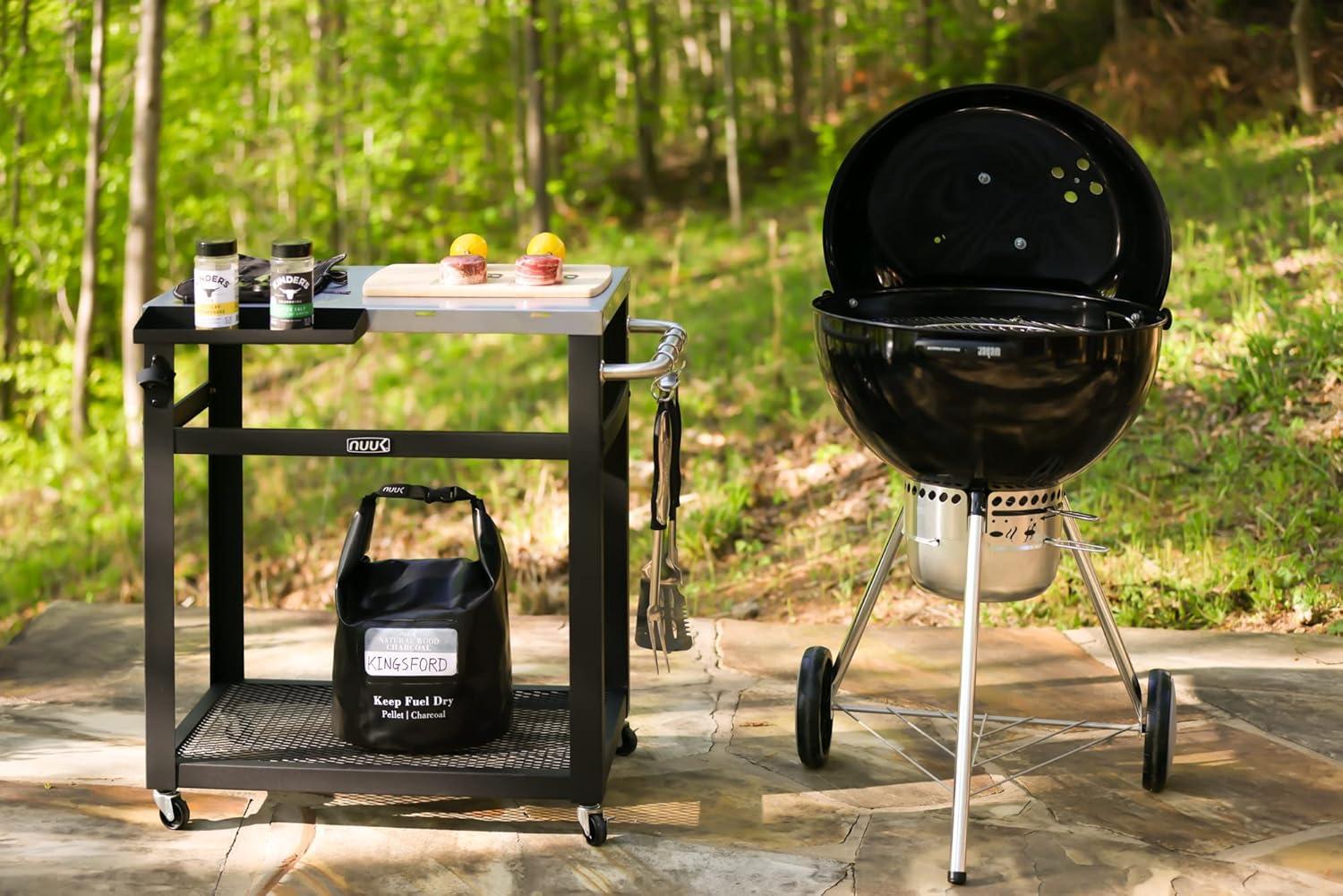 NUUK Stainless Steel 30IN Outdoor Grill and Prep Cart