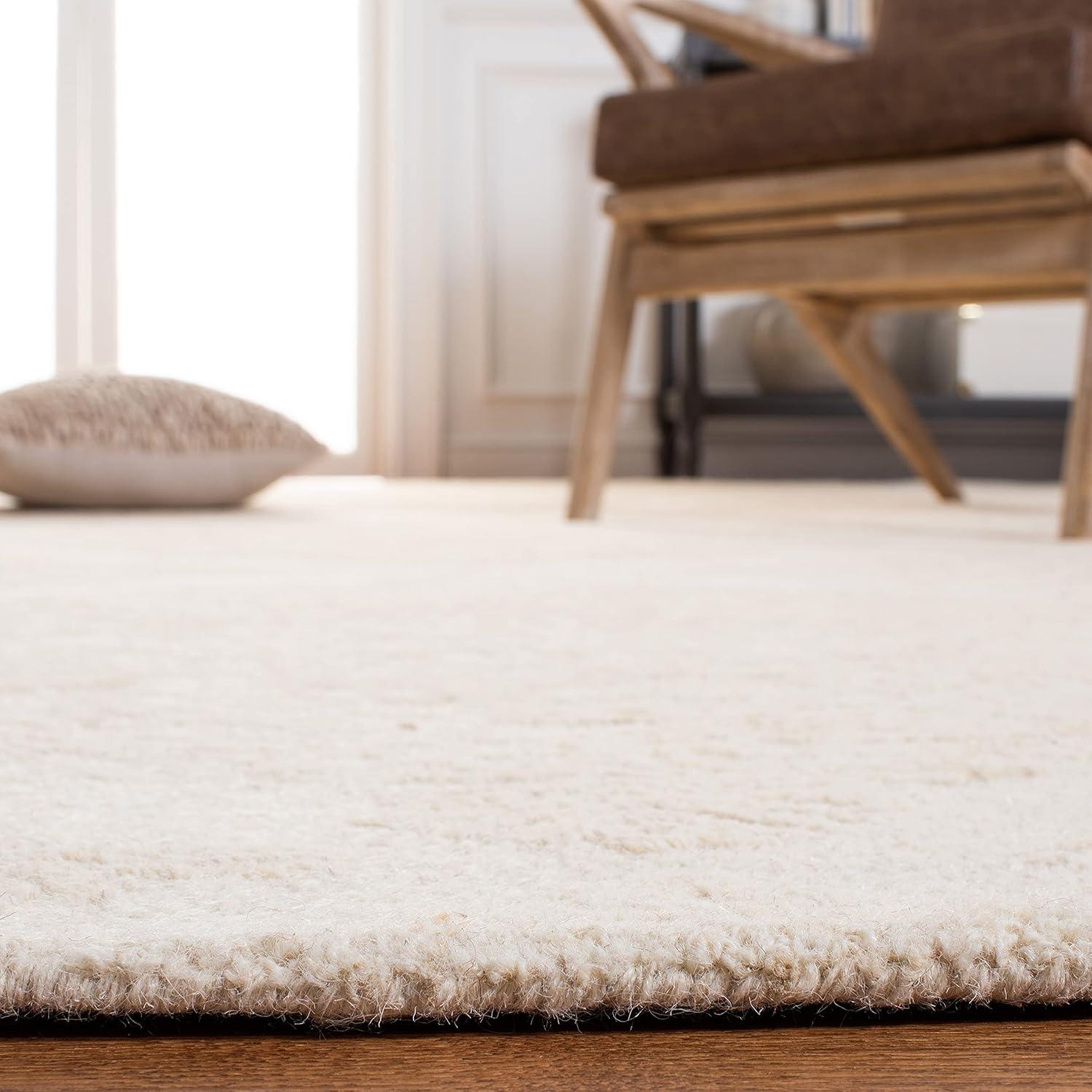 SAFAVIEH Abstract Rachelle Trellis Wool Area Rug, Ivory/Beige, 11' x 15'