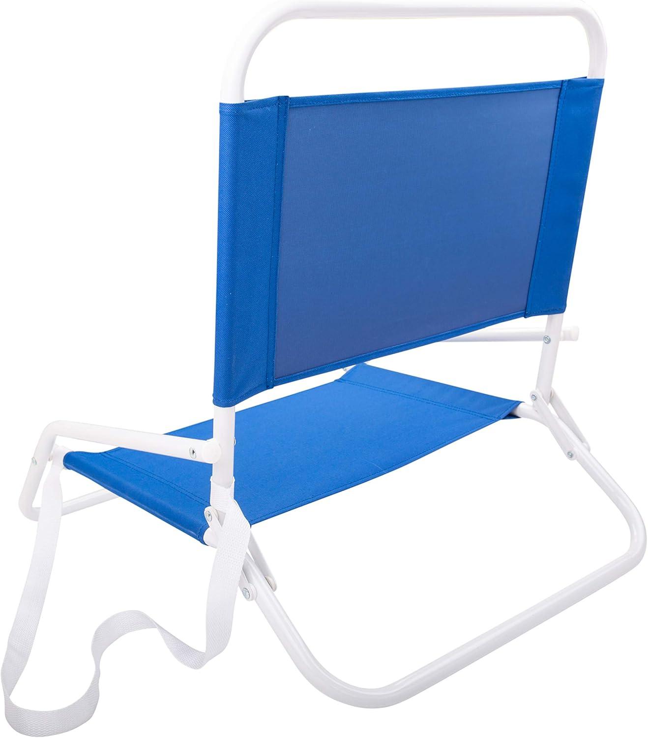 Cascade Mountain Tech Folding Beach Chair with Carry Strap - 2 Pack, All Ages