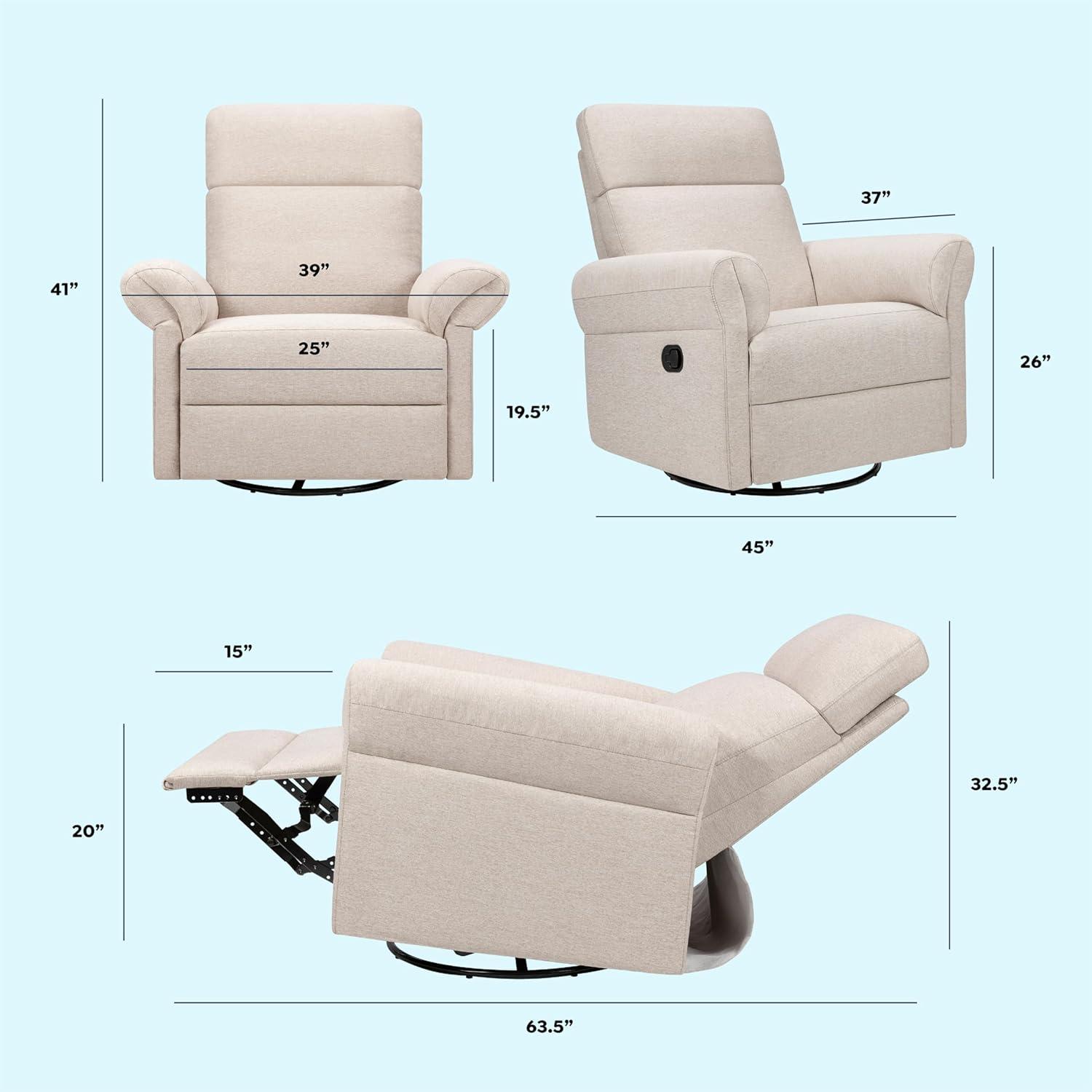 Suzy Electronic Recliner and Swivel Glider