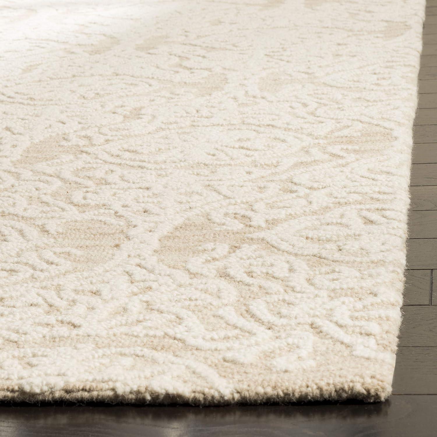 Blossom BLM112 Hand Tufted Indoor Runner Rug - Beige/Ivory - 2'3"x6' - Safavieh