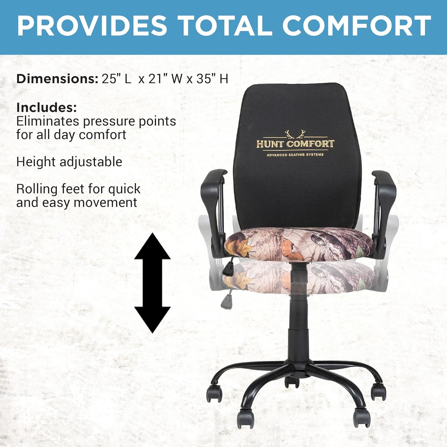 Hunt Comfort GelCore Mesh Swivel Blind and Task Office Chair