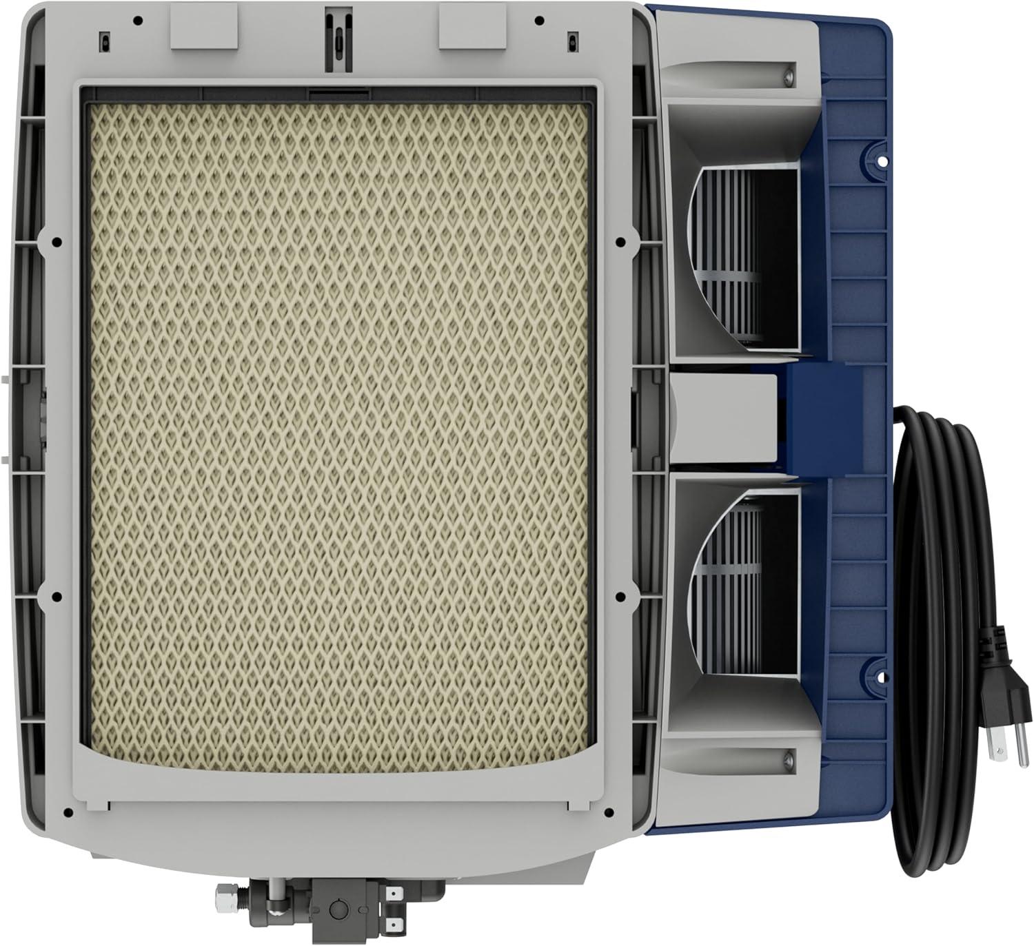 AprilAire 720M Whole-House Fan-Powered Evaporative Humidifier – 21 Gallons Per Day, Water Saving With Manual Control for up to 6,250 Sq. Ft., Part of the AprilAire Healthy Air System