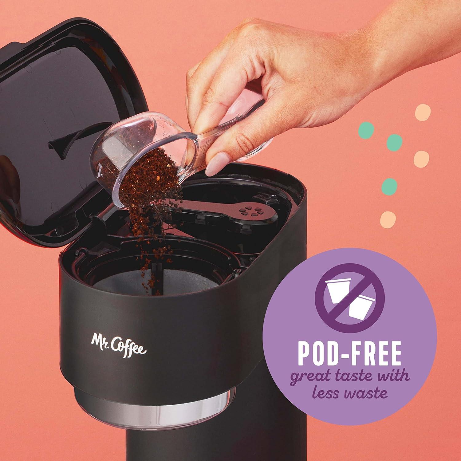 Mr. Coffee Black 1-Cup Drip Coffee Maker