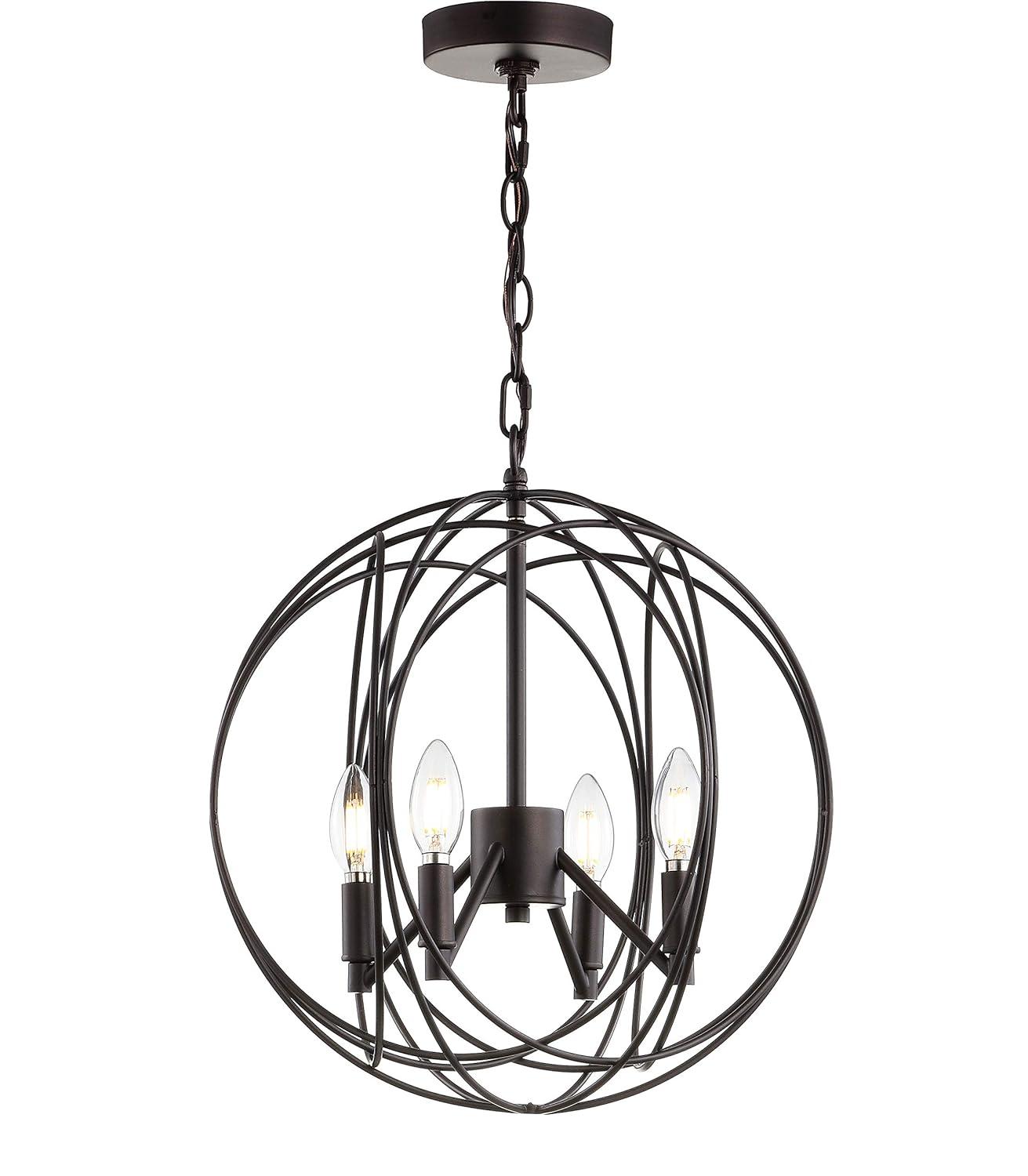 Cason 4 Light 15.75" Pendant - PND4055 - Brass - Safavieh