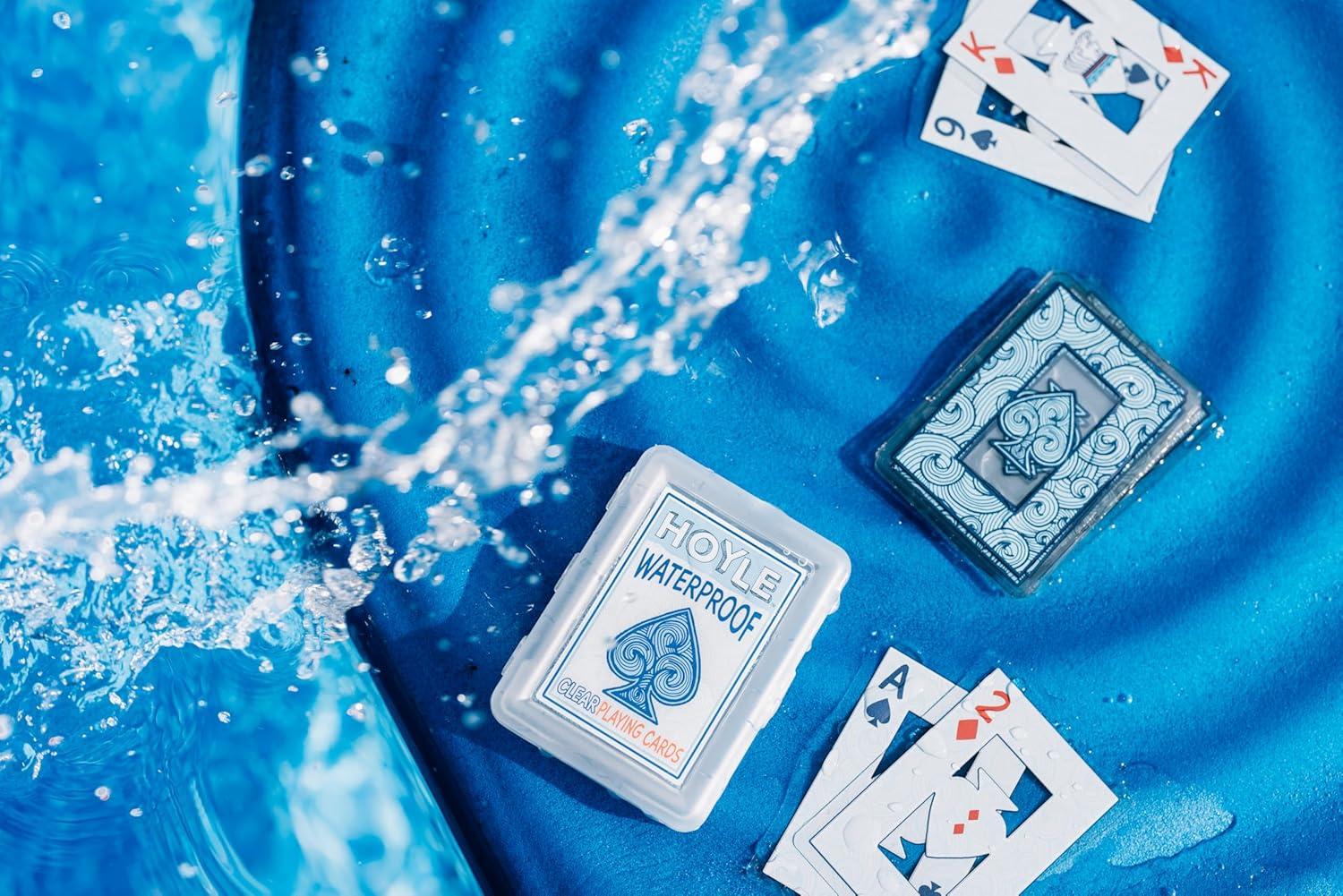 Hoyle Waterproof Clear Playing Card Game