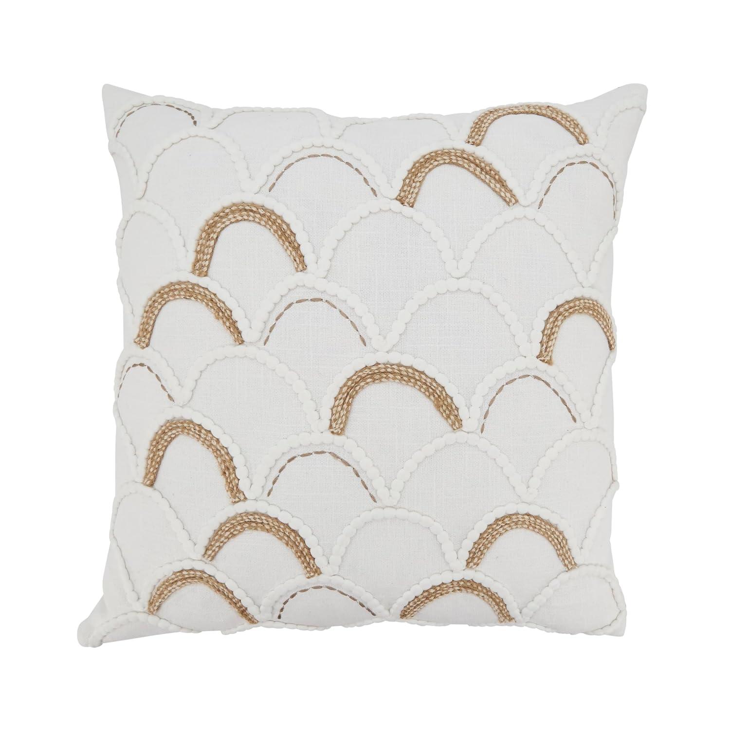 Saro Naviguer Collection Cotton Throw Pillow