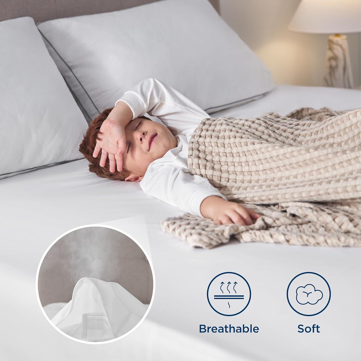 Bedsure Bedsure Waterproof Zippered Mattress Protector