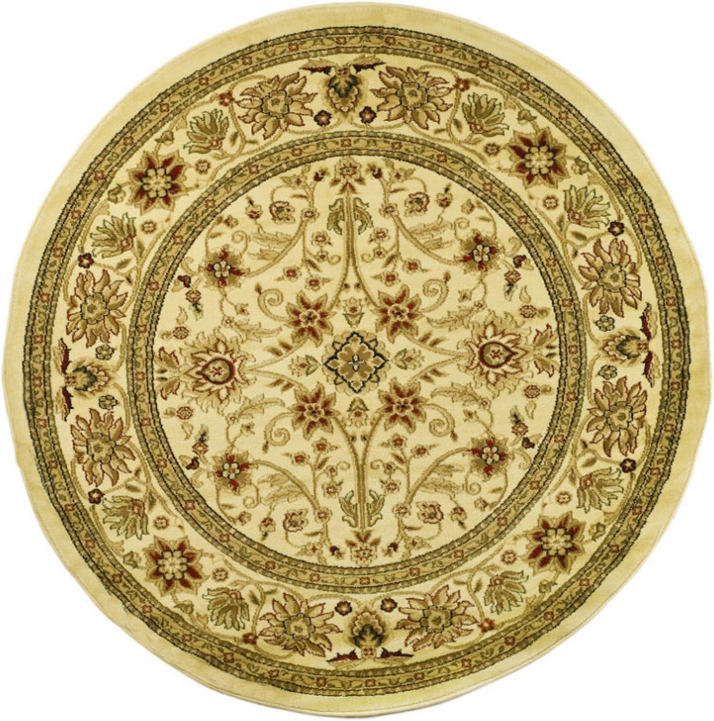 Lyndhurst LNH212 Power Loomed Area Rug - Ivory/Ivory - 6'x9' - Safavieh