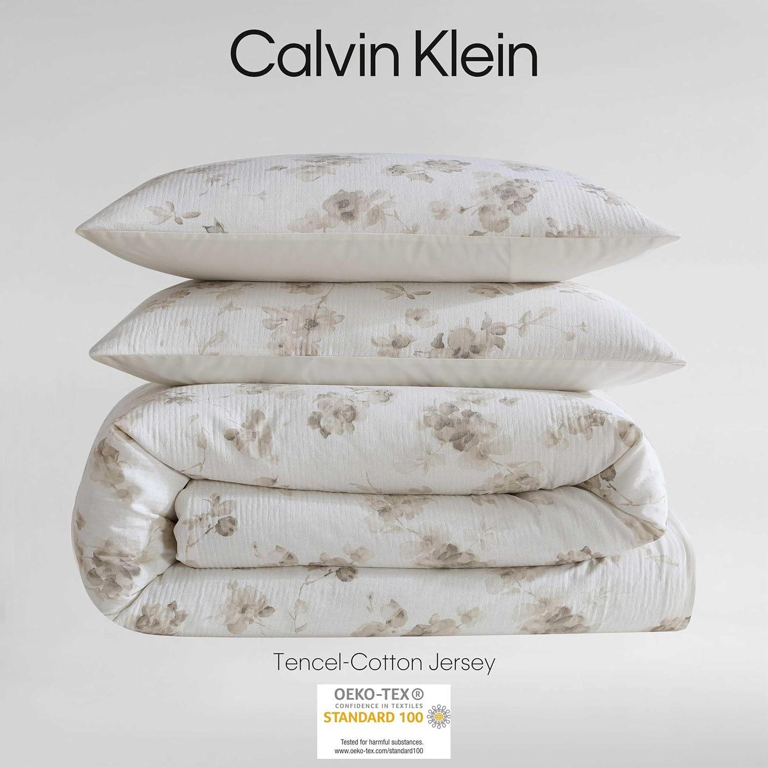 Calvin Klein Eternity Floral Cotton Duvet Cover Set