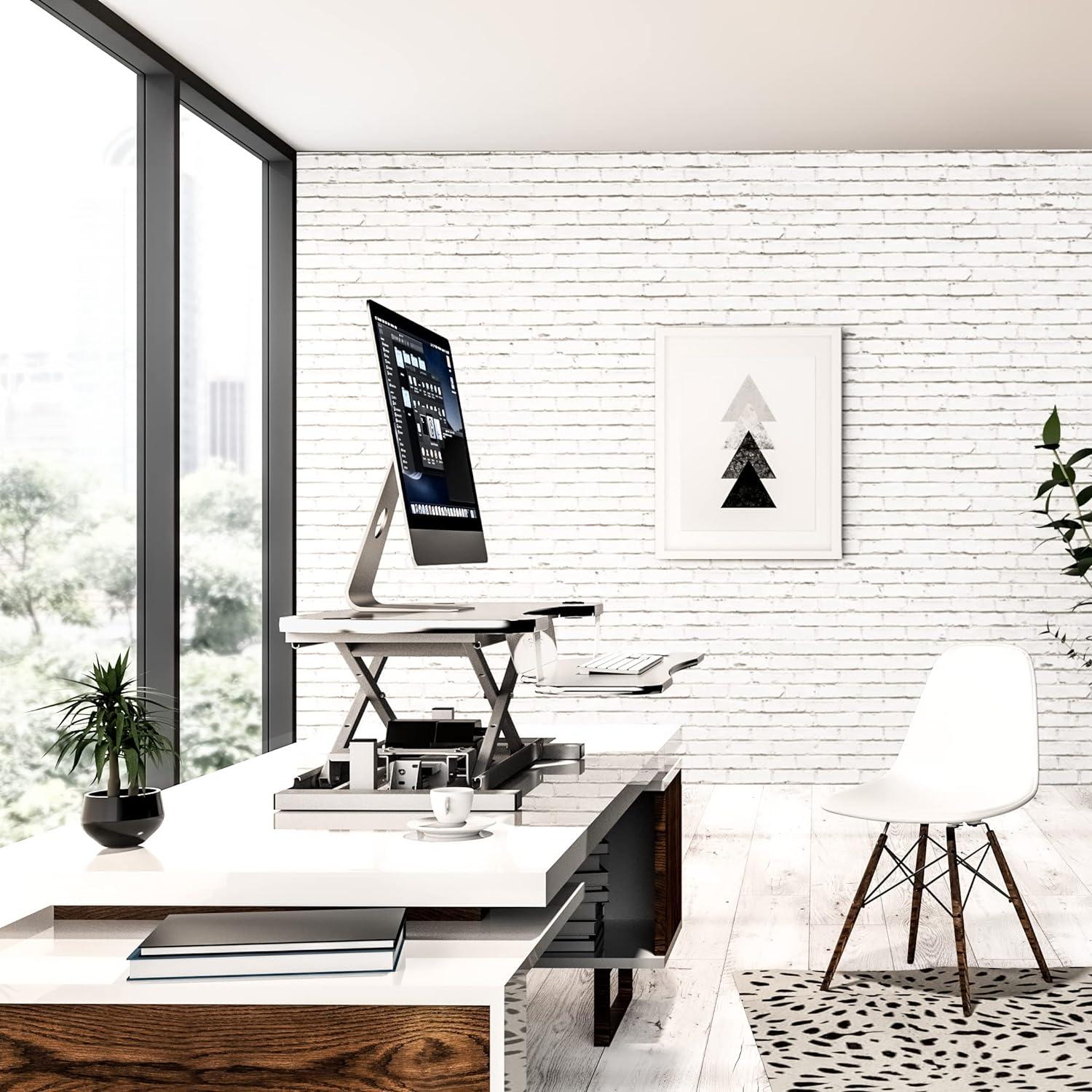 VERSADESK VersaDesk PowerPro Electric Height Adjustable Desk Converter w/ USB Charging Port