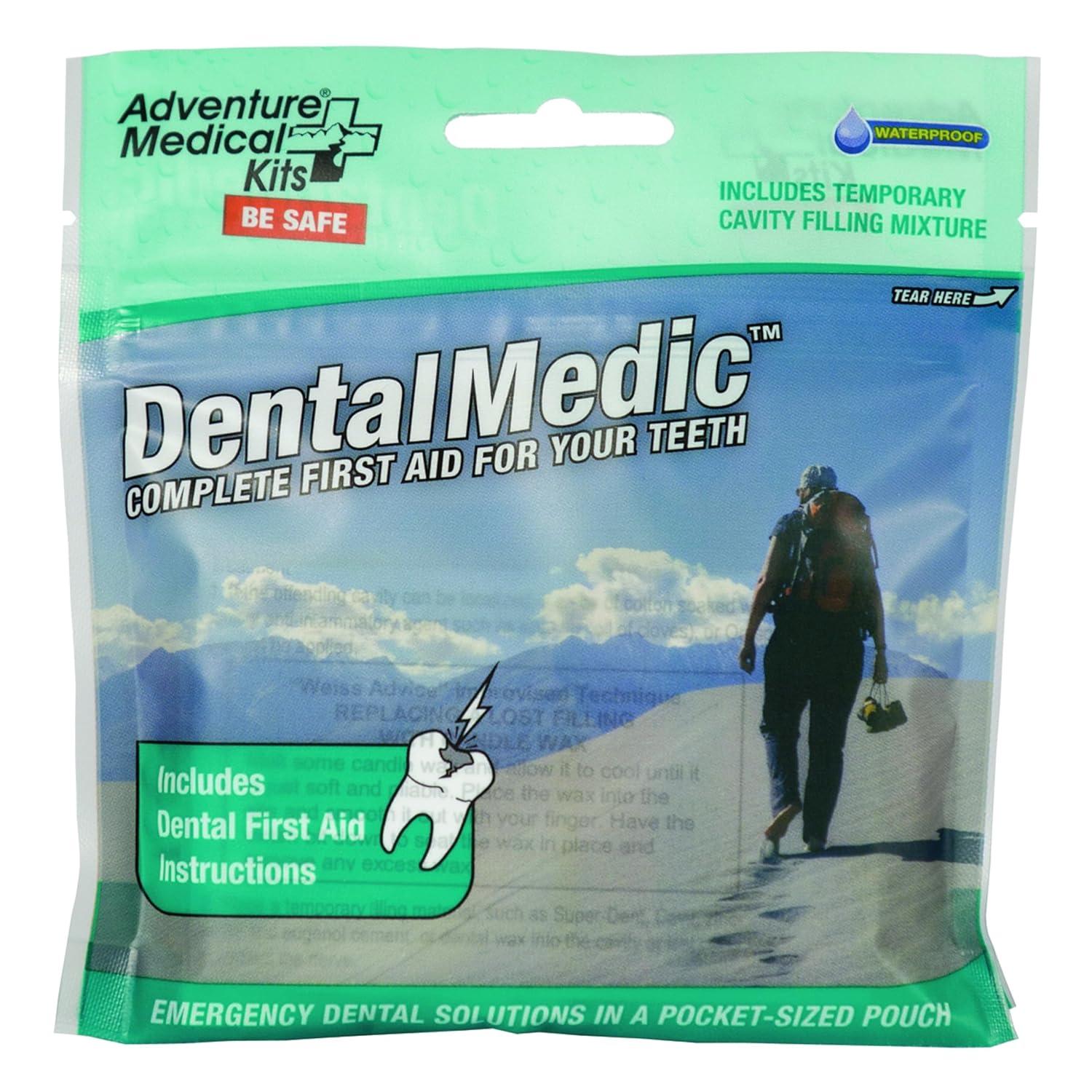 Adventure Medical Kits Dental Medic Travel First Aid Kit for Teeth