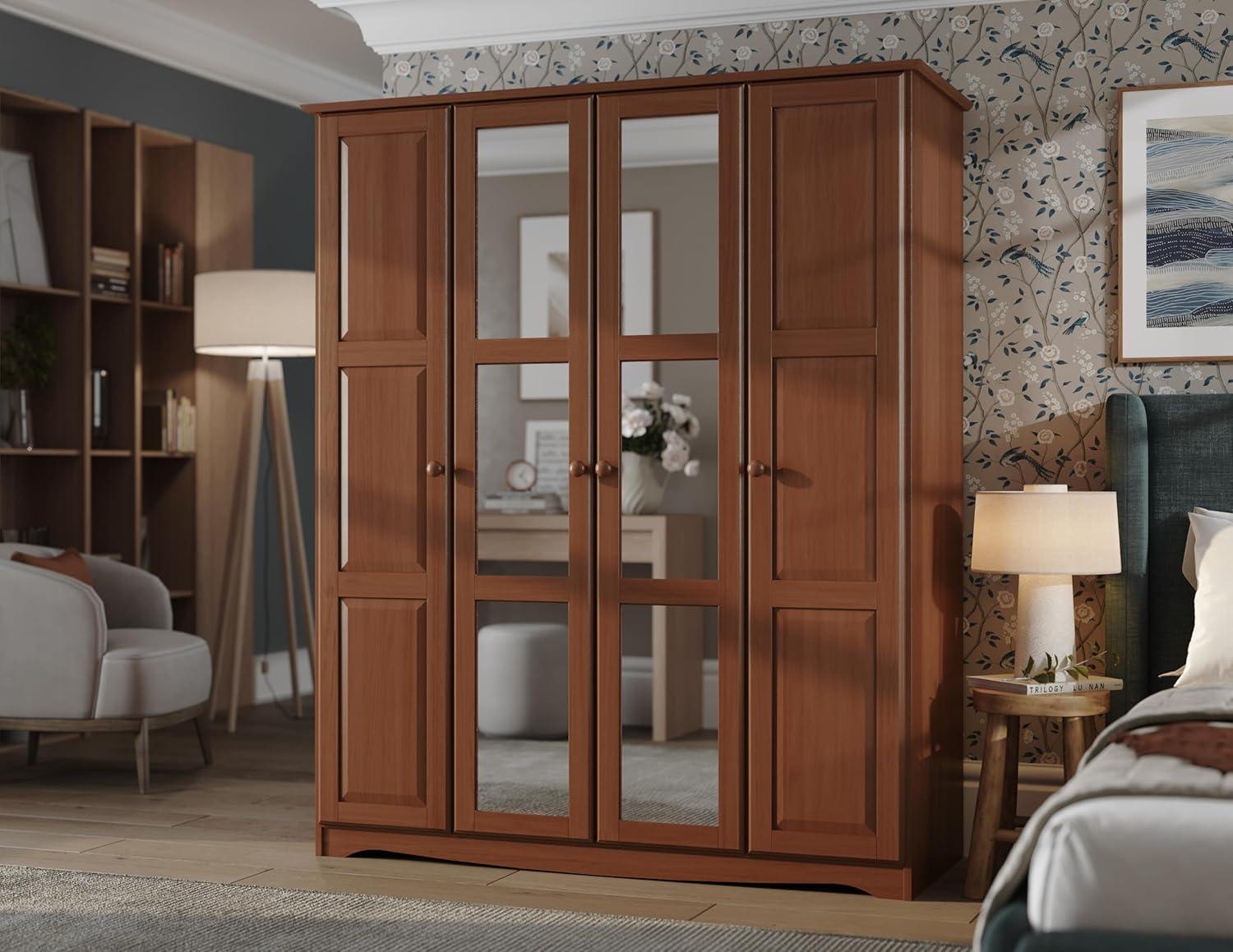 Winston Porter Primm 100% Solid Wood Large Shelf for Smart, Cosmo and Urban Wardrobe