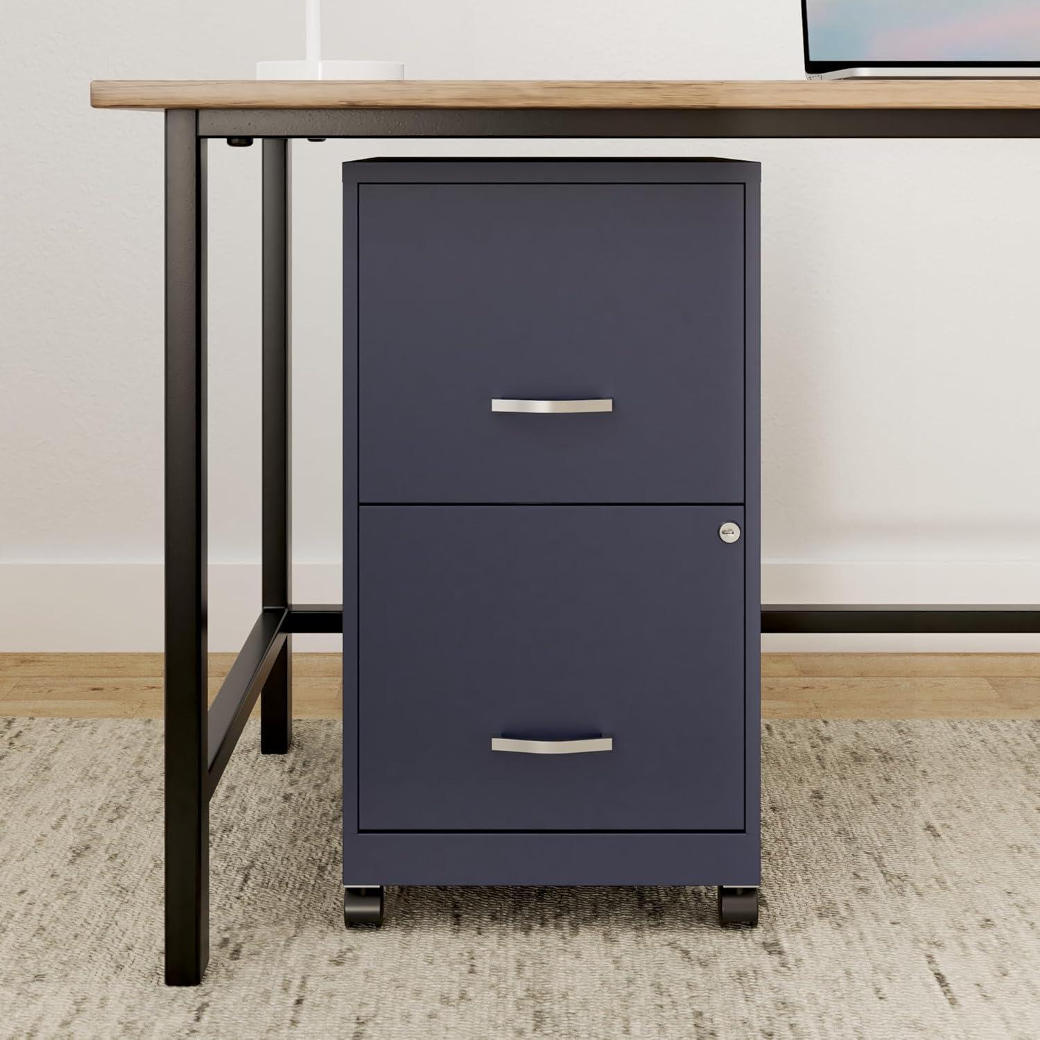 Inbox Zero Onetta Mobile 2-Drawer File Cabinet