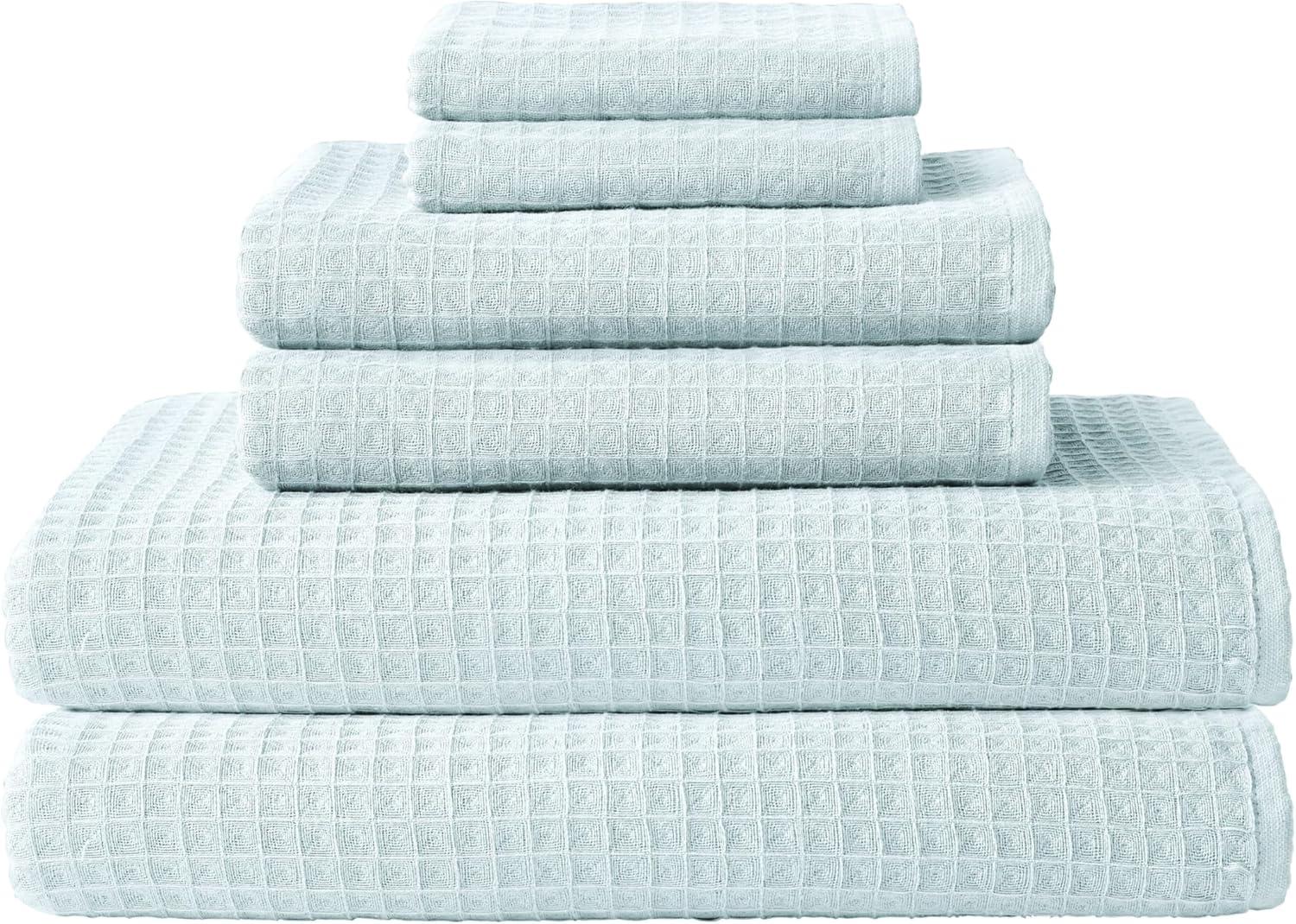 Waffle Twist 100% Cotton Bath Towel