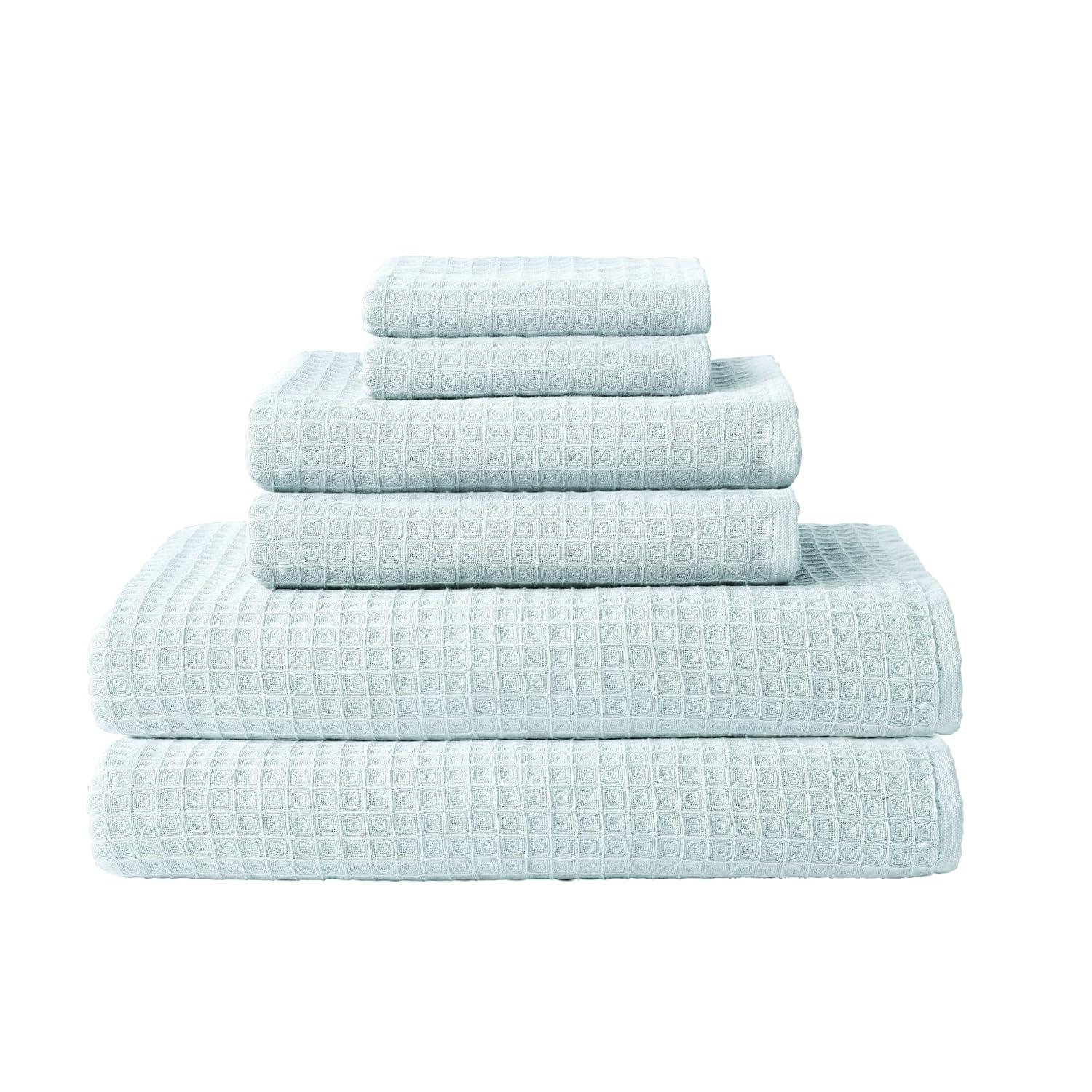 Waffle Twist 100% Cotton Bath Towel
