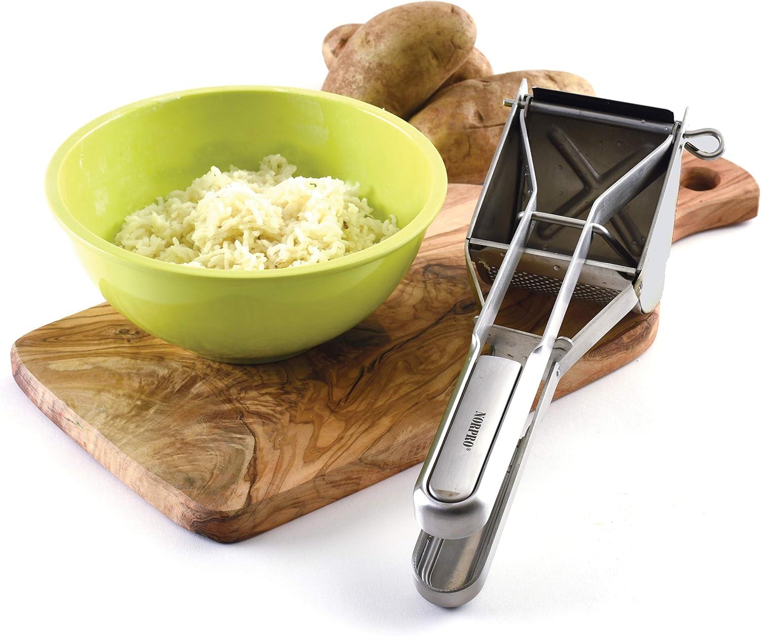 Norpro Stainless Steel Commercial Potato Ricer, 11.5in/29cm, As Shown