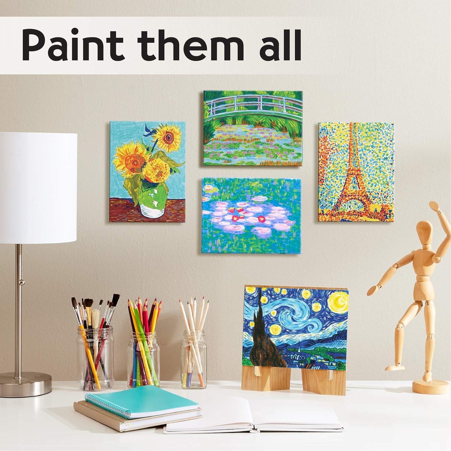 Claude Monet Water Lilies Paint by Number Kit with Acrylic Paints