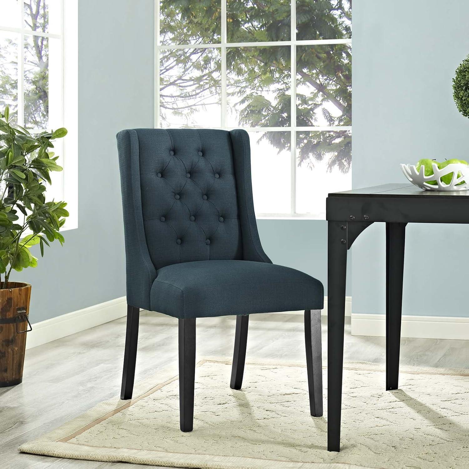 Modway Baronet Button Tufted Fabric Dining Chair