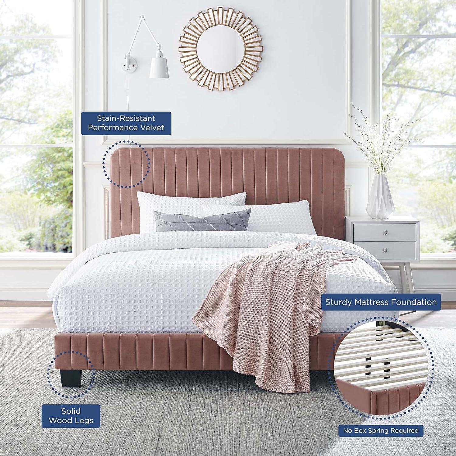Celine Upholstered Standard Bed