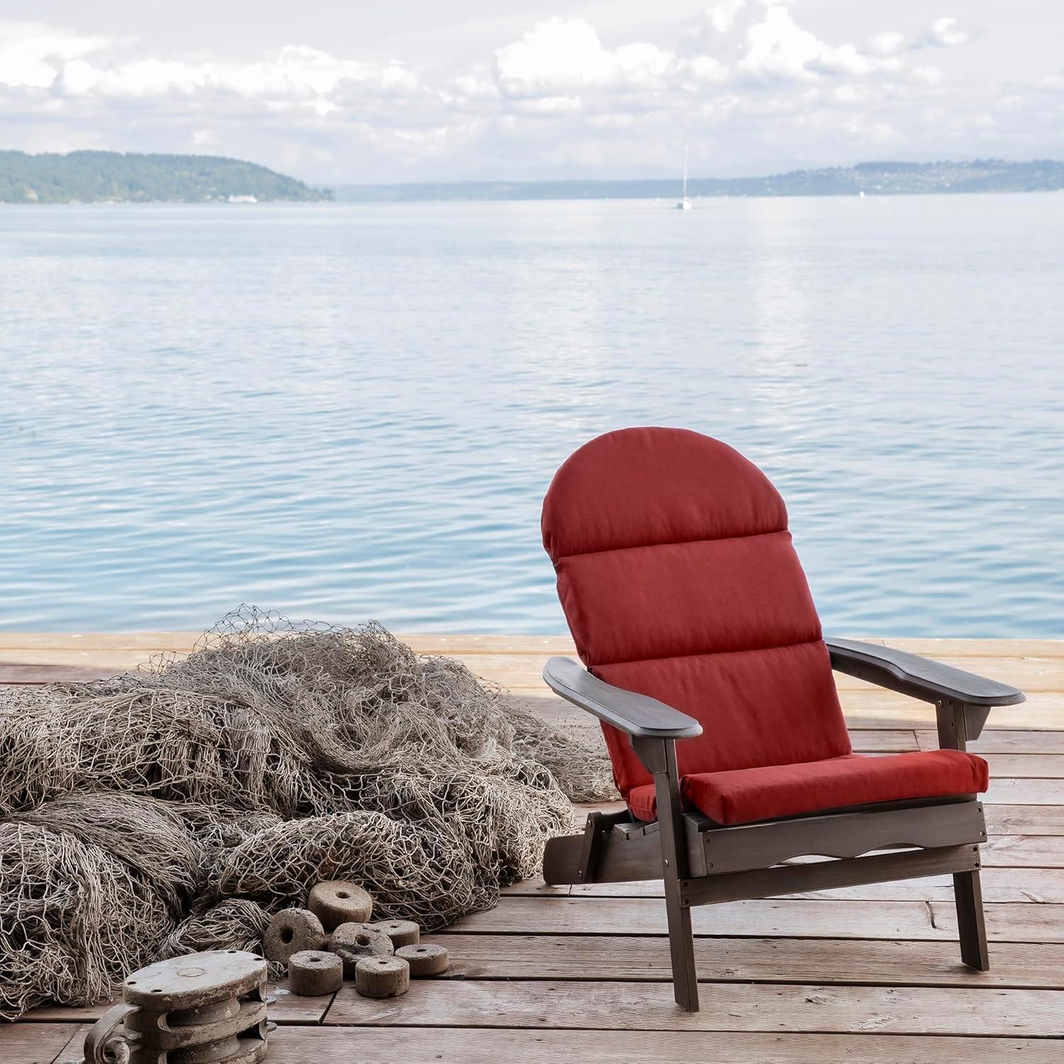 Arden Selections Oceantex Outdoor Adirondack Chair 2.5" Cushion