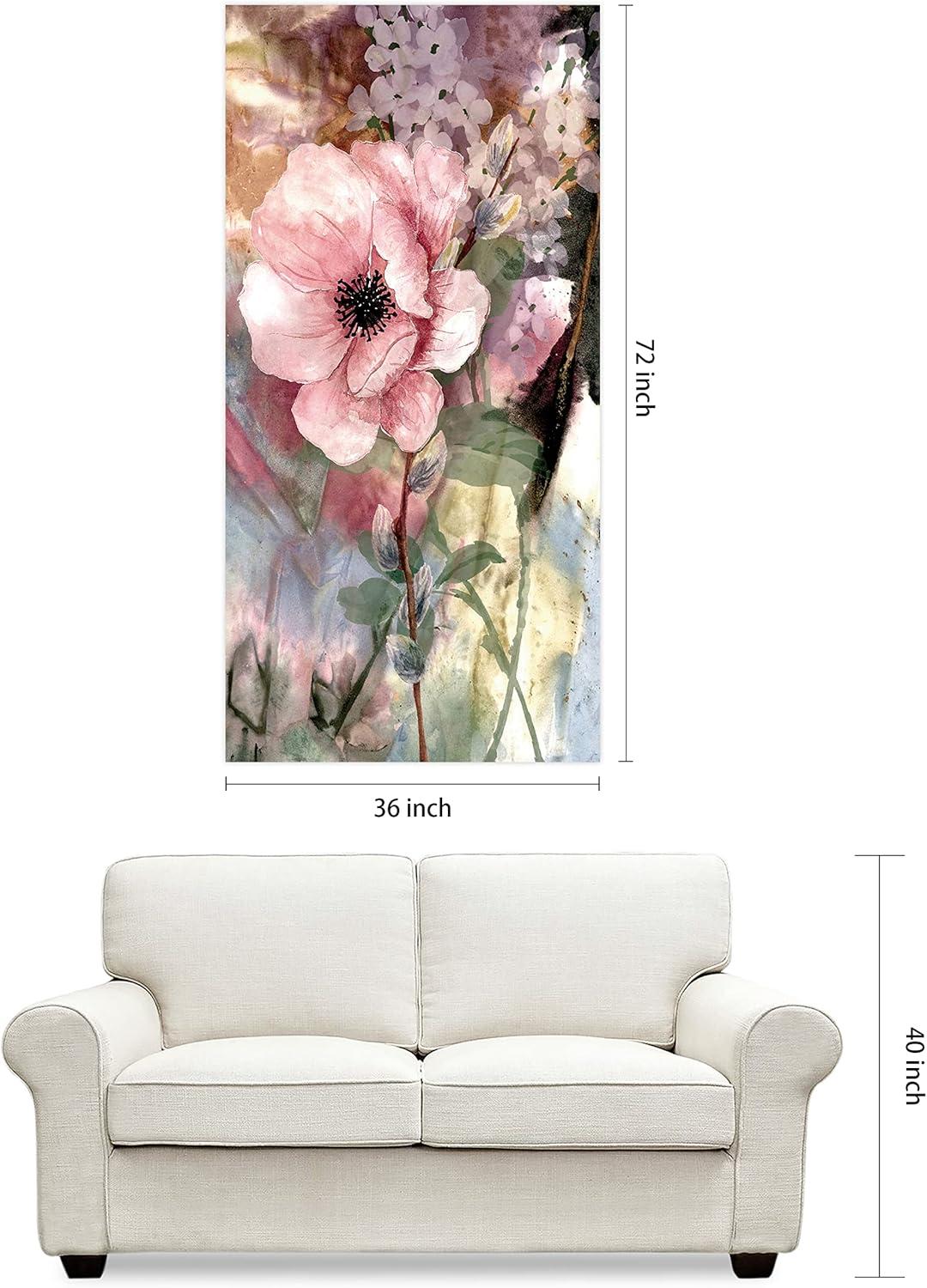Empire Art Direct " Pastel Fleur I&II " 2 - Pieces Painting Print