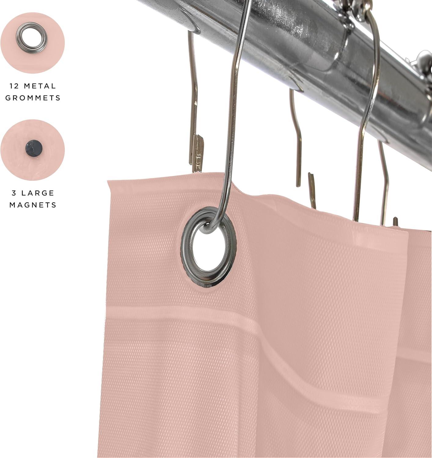 Bath Bliss Shower Liners No Pattern And Not Solid Color Liner (Set of 2)