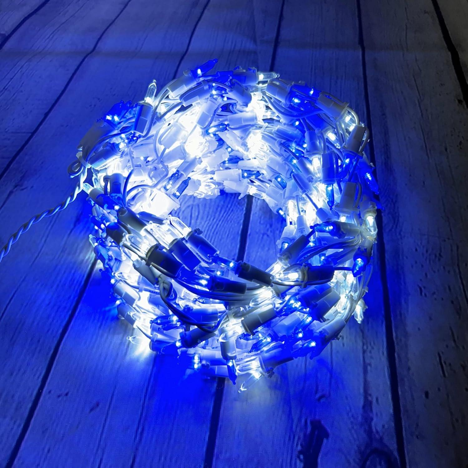 Brite Star Garland Lights, 11.6', Blue/Pure White