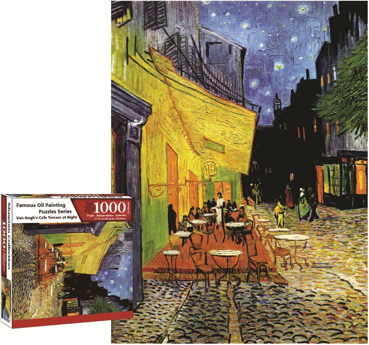 MasterPieces 1000 Piece Puzzle - Café Terrace at Night - 19.25"x26.75"