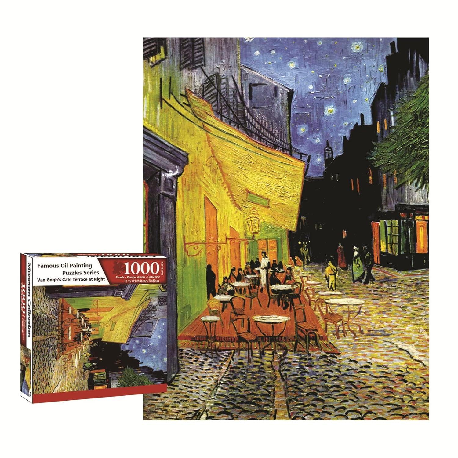 MasterPieces 1000 Piece Puzzle - Café Terrace at Night - 19.25"x26.75"