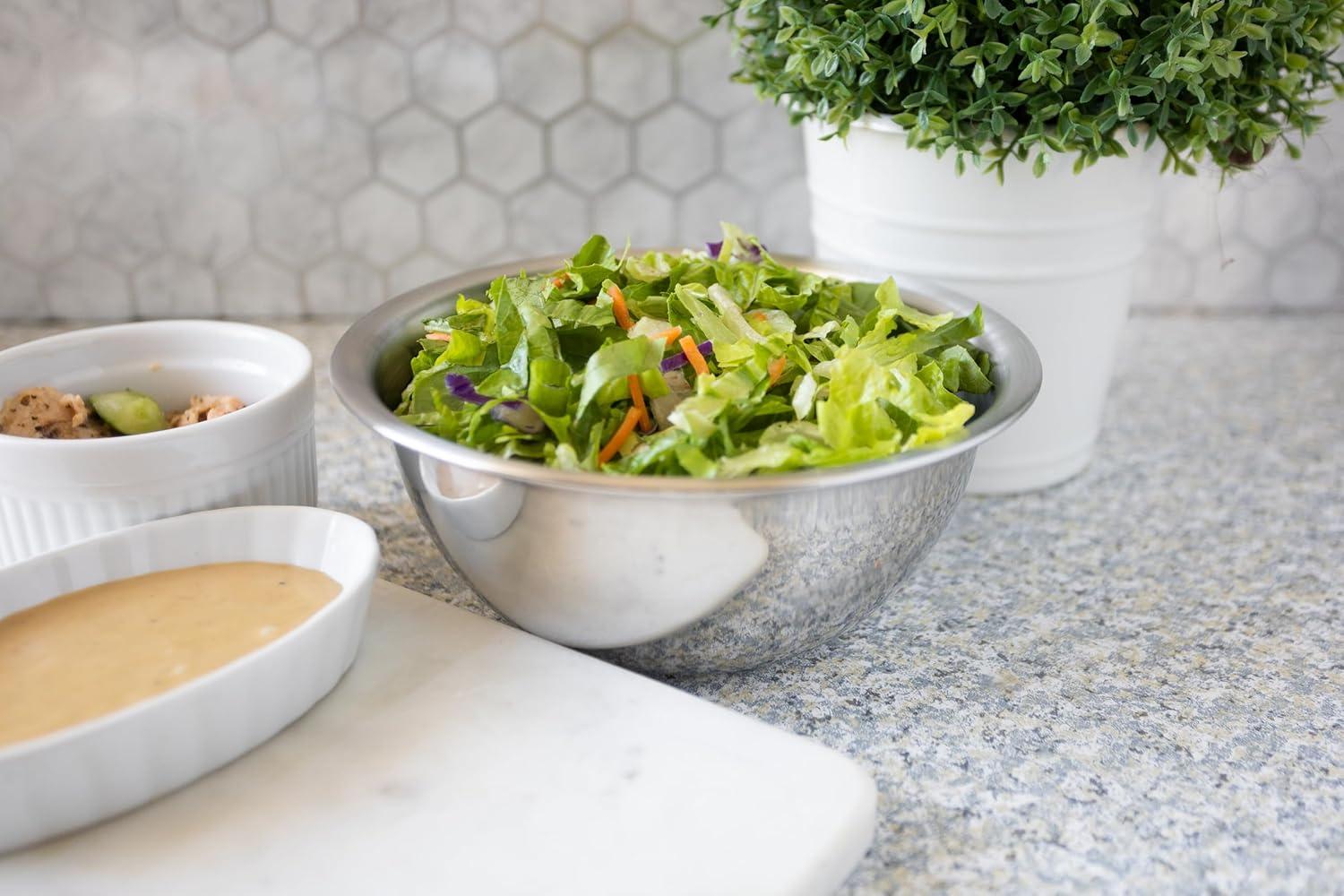 Fox Run 1.25 qt Stainless Steel Silver Mixing Bowl 1 pc