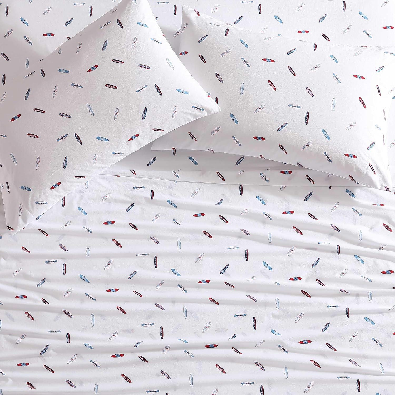 Nautica Nautica Printed Cotton Percale Sheet Sets
