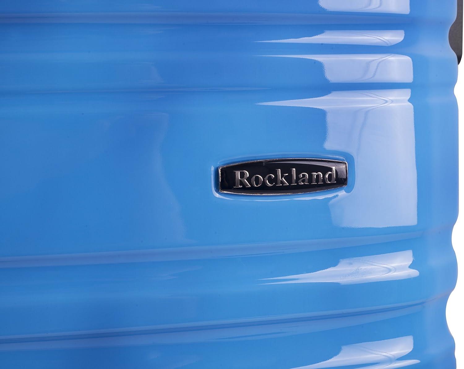 Luggage Expandable Spinner Set, Blue & Sky Blue - 2 Piece