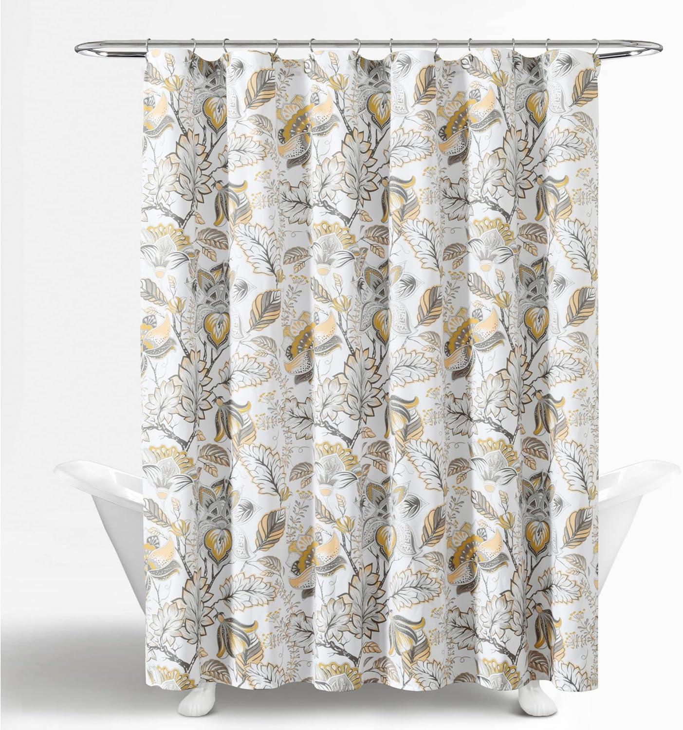 Lush Decor Floral Shower Curtain