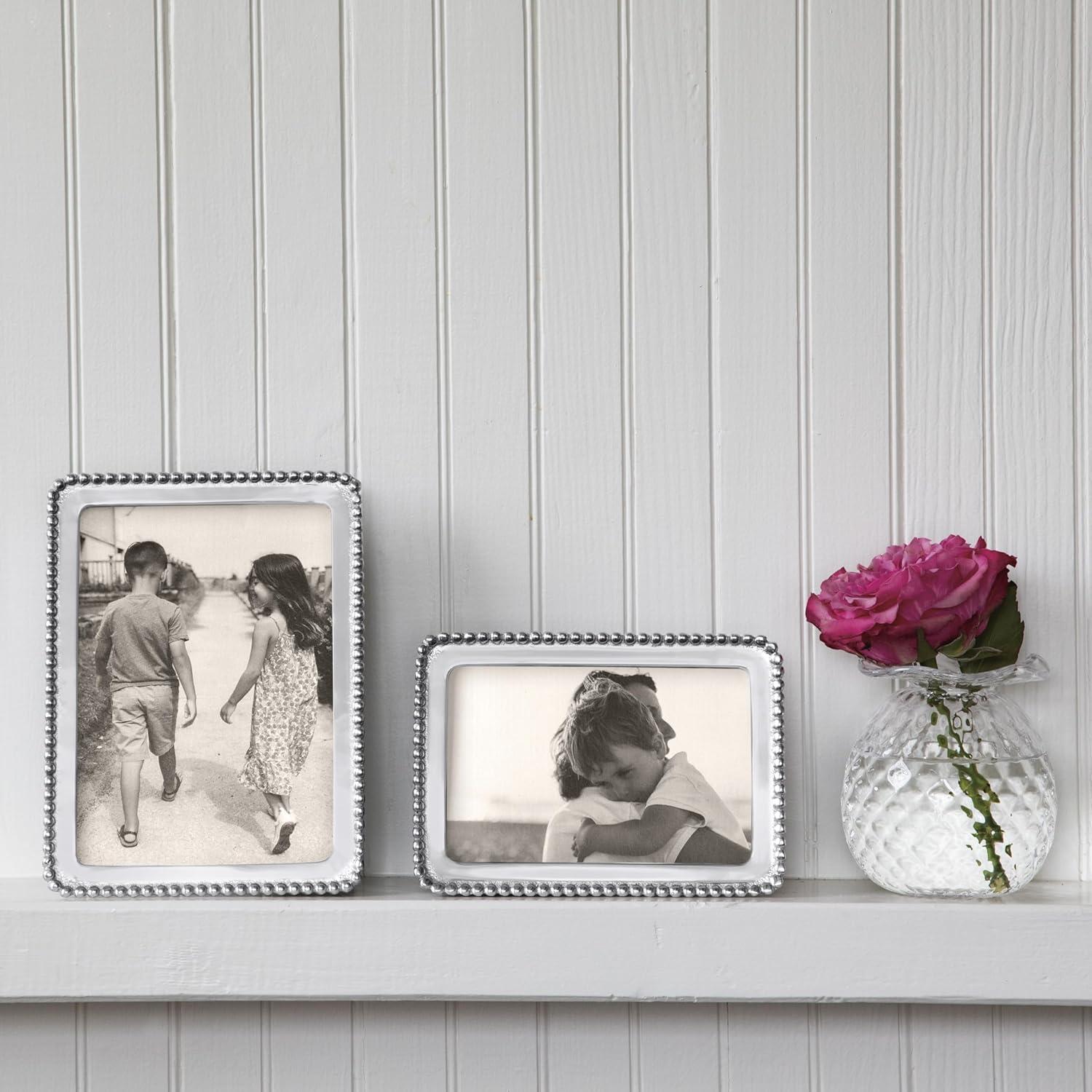 String Of Pearls Metal Picture Frame